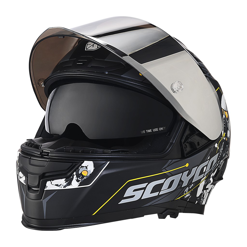  FF-871 Cyber Full Face Kask – Güneş Vizörlü, Intercom Uyumlu, DOT/CE Onaylı