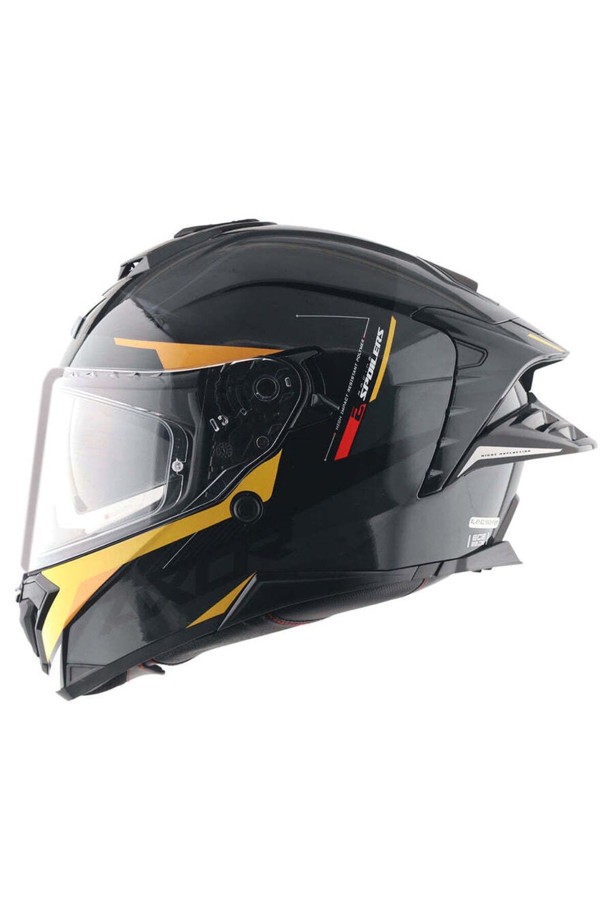 BRUTALE KRYPTIC FULL FACE PARLAK SİYAH SARI