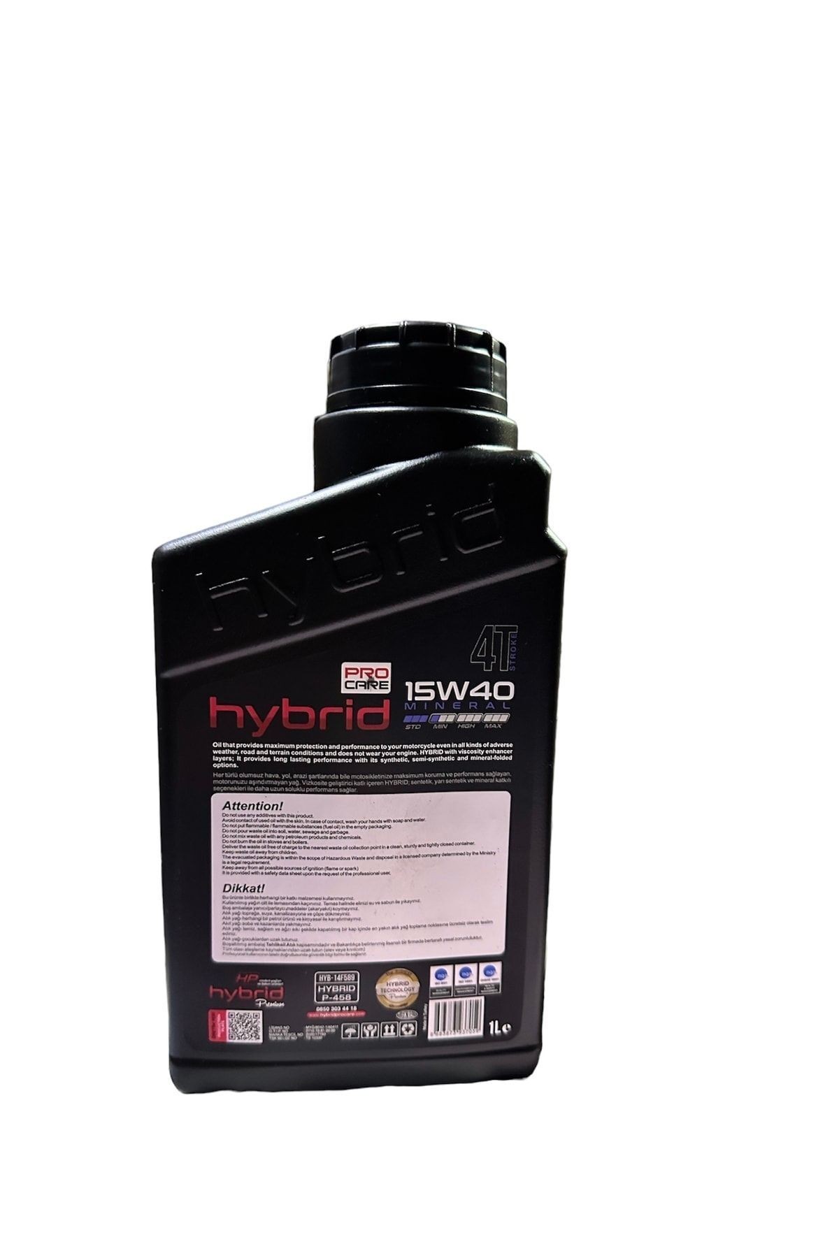 Motorsiklet Motor Yağı 15/40 1 Lt