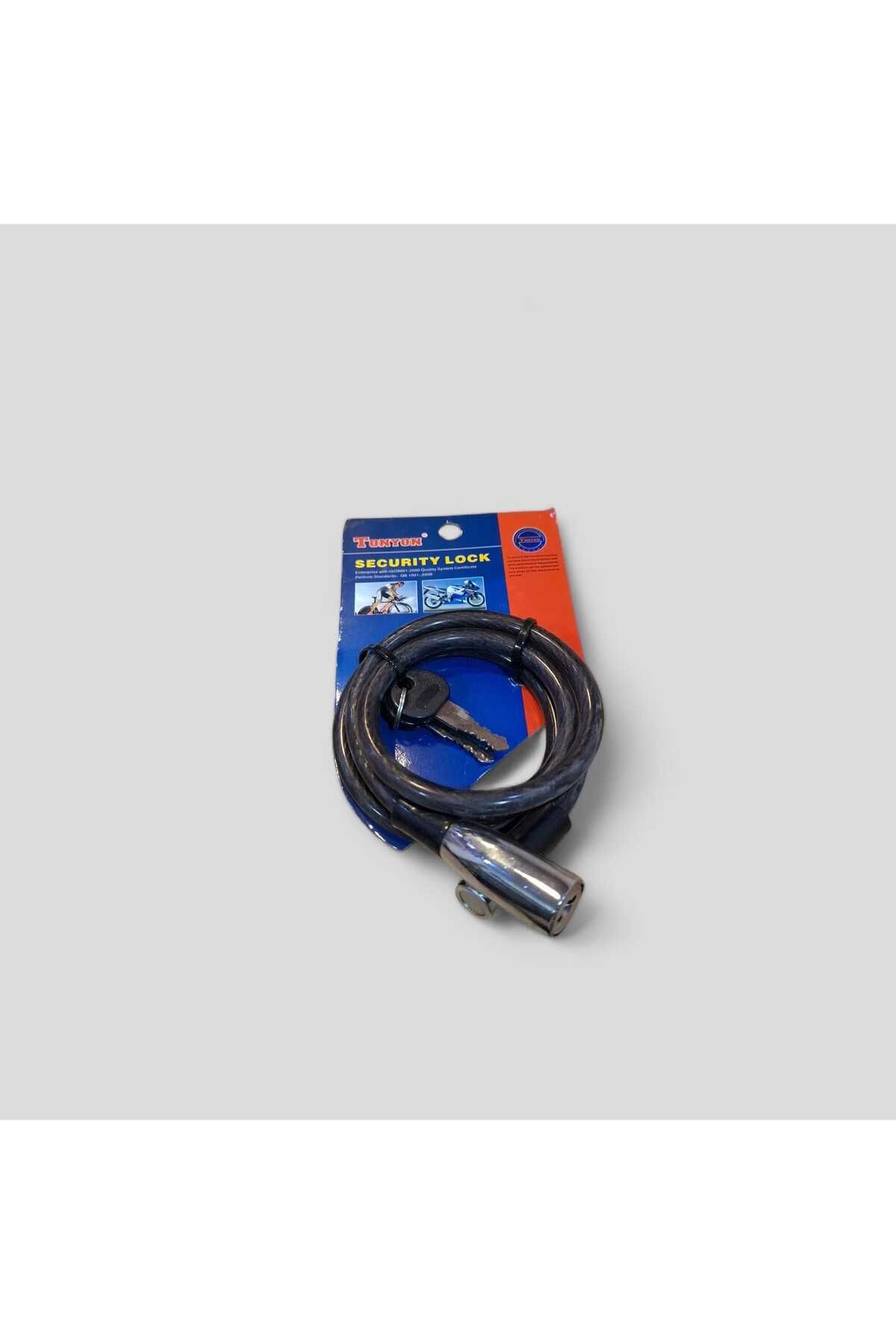 MOTOSİKLET HALAT KİLİT 12X650 TONYON ( BİSİKLET KİLİDİ)