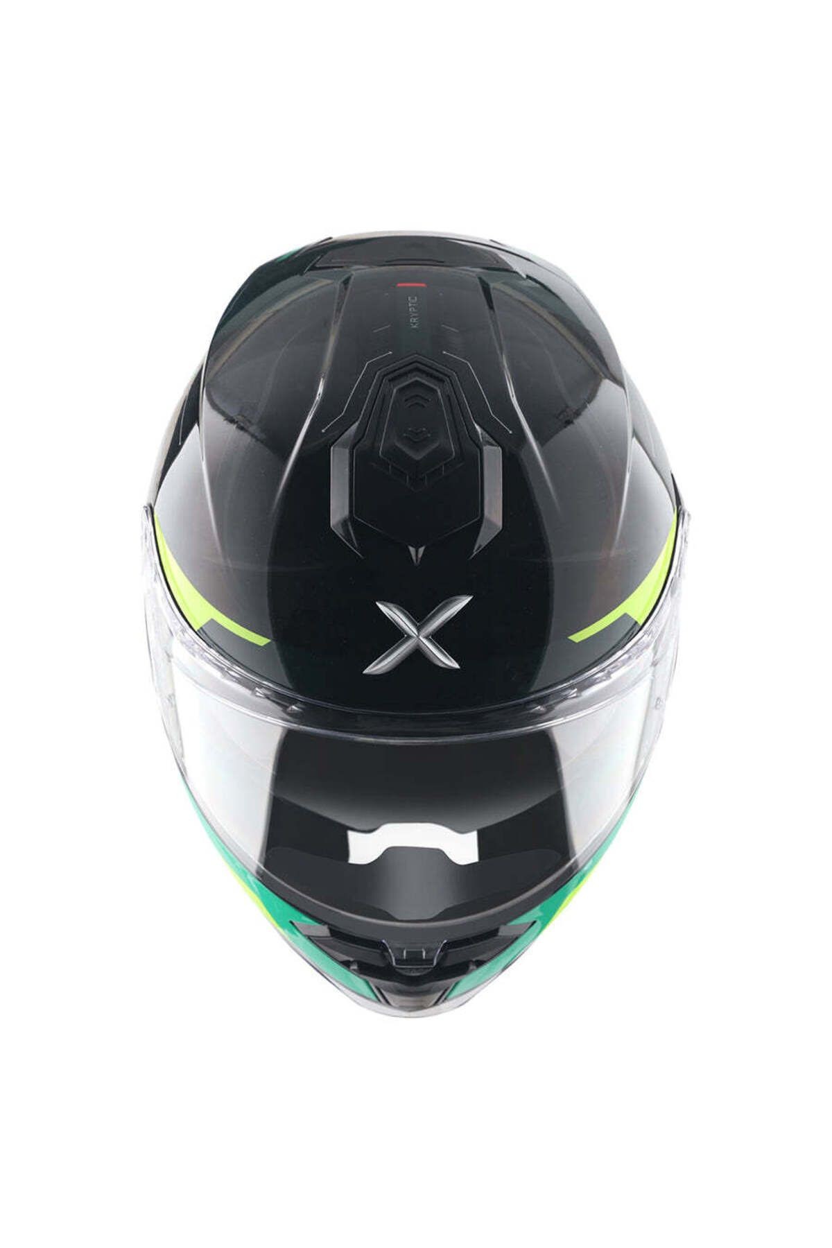 BRUTALE KRYPTIC FULL FACE PARLAK SİYAH YEŞİL
