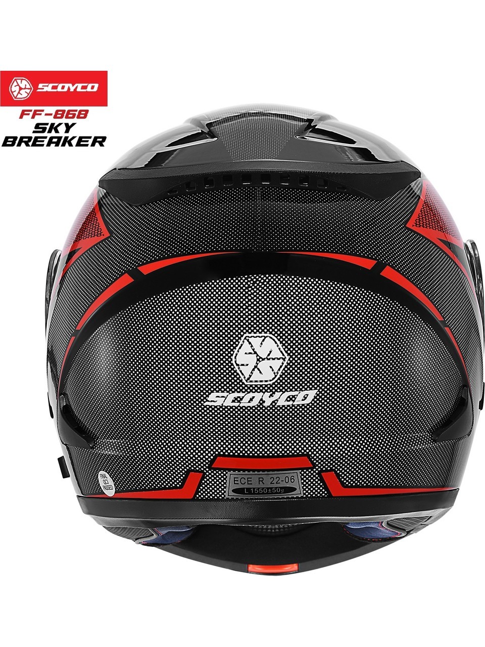 FF-868 SKY BREAKER Çene Açılır Motosiklet Kaskı | Güneş Vizörlü, DOT-CE Onaylı