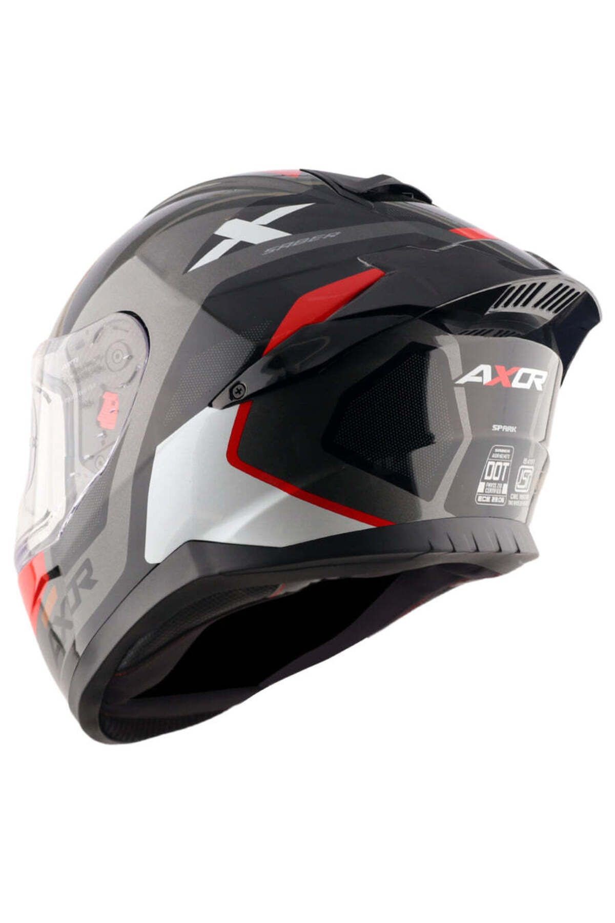 SABER SPARK - GREY RED DULL ECE 22.06