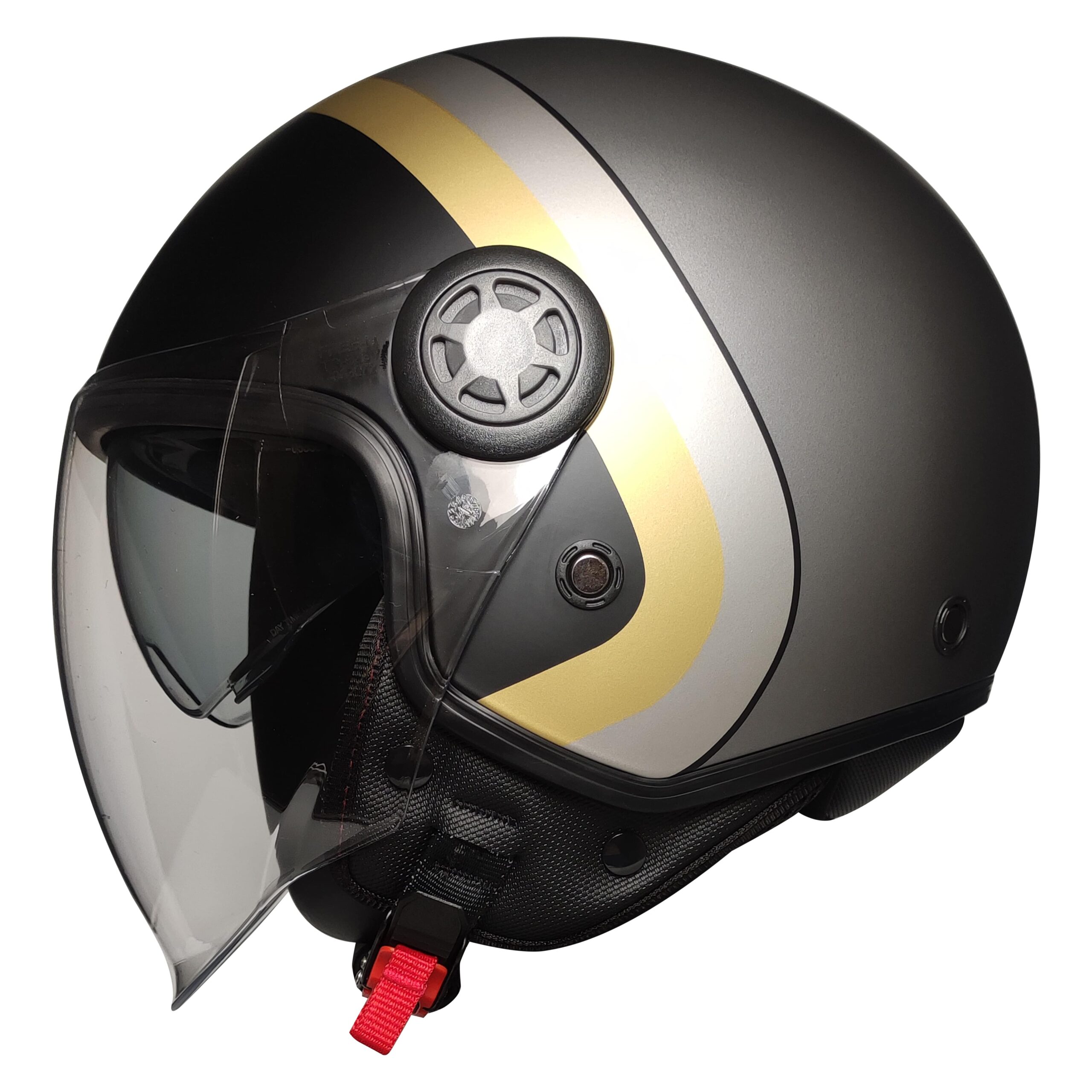 MOON FR-612 Açık (Yarım) Kask - GÜNEŞ VİZÖRLÜ CE ONAYLI
