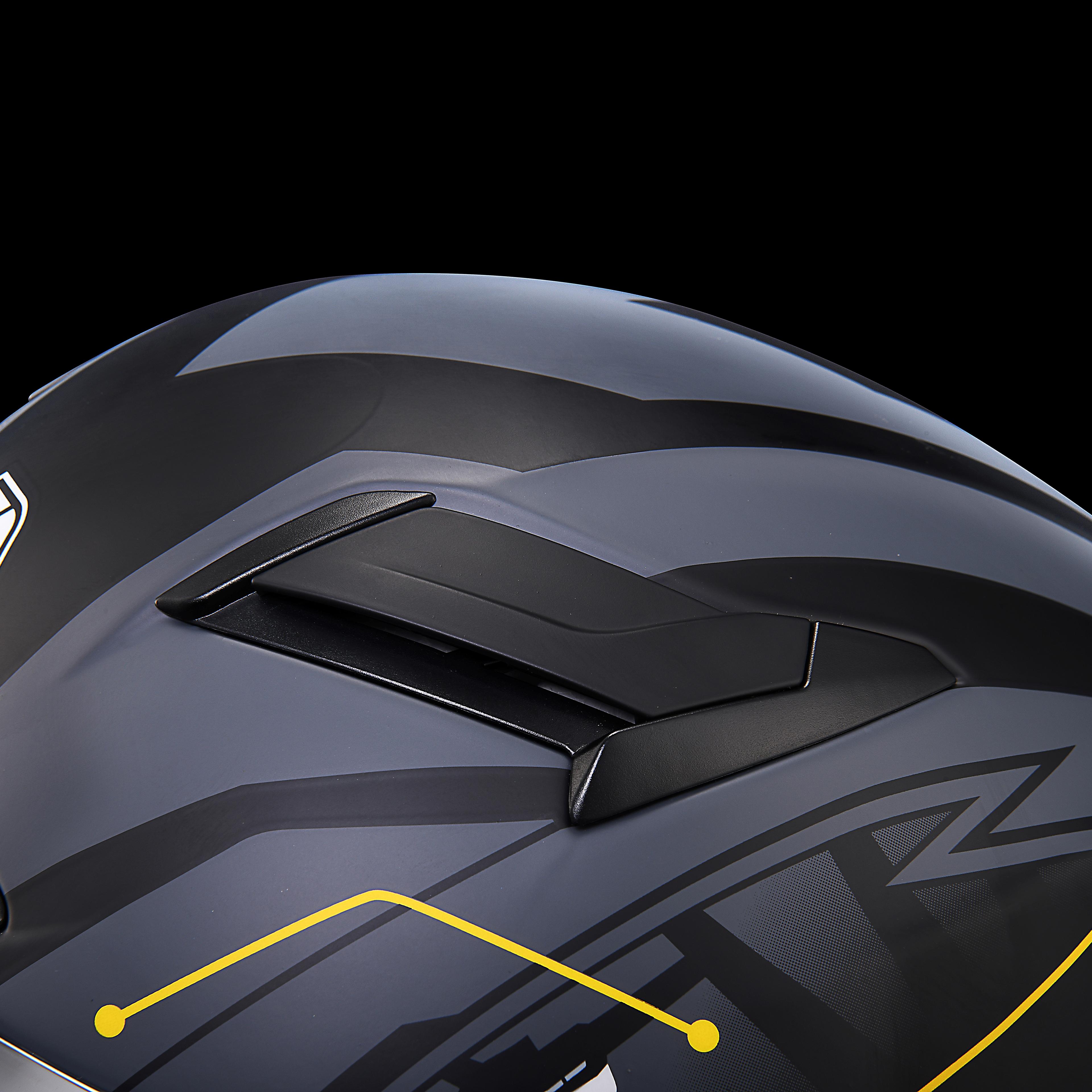  FF-871 Cyber Full Face Kask – Güneş Vizörlü, Intercom Uyumlu, DOT/CE Onaylı