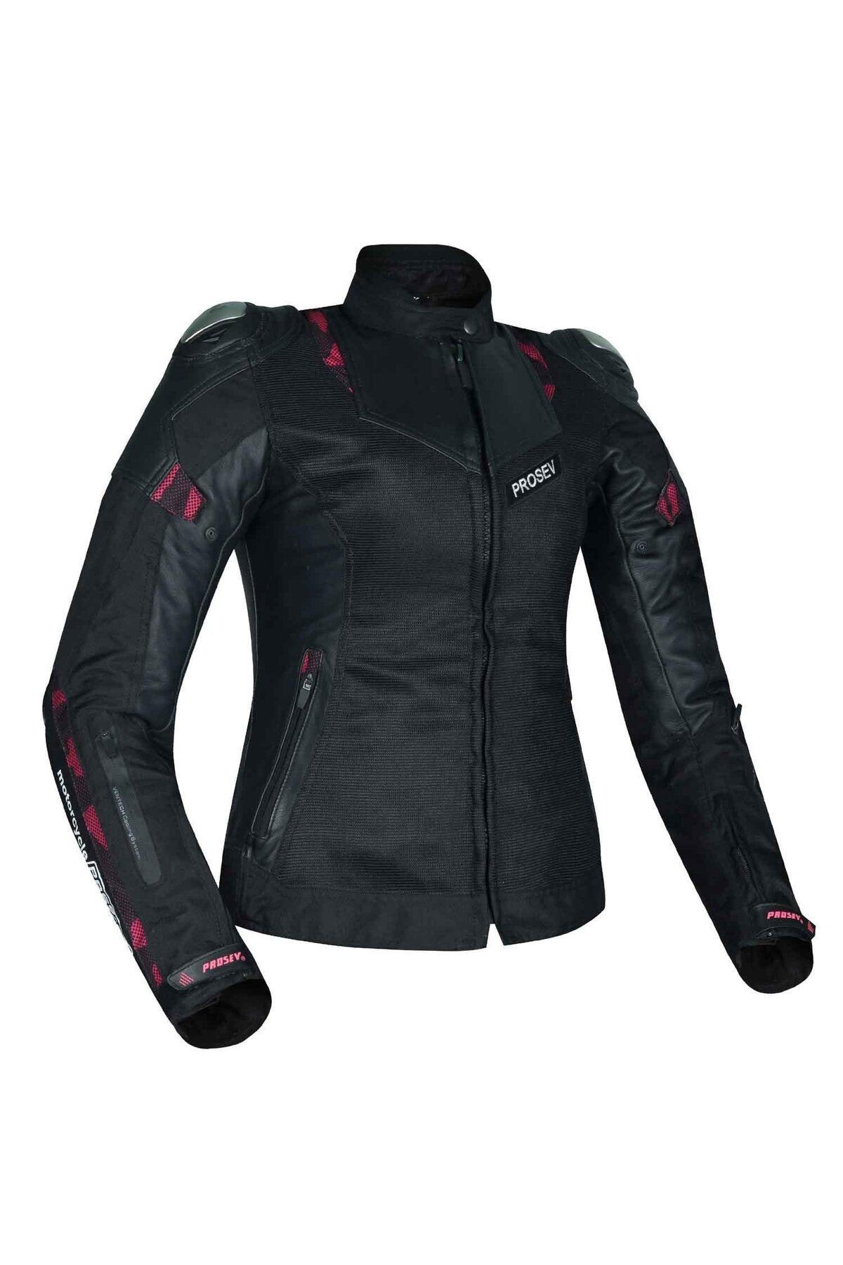 W51a Rose Kadın Deri Motosiklet Montu