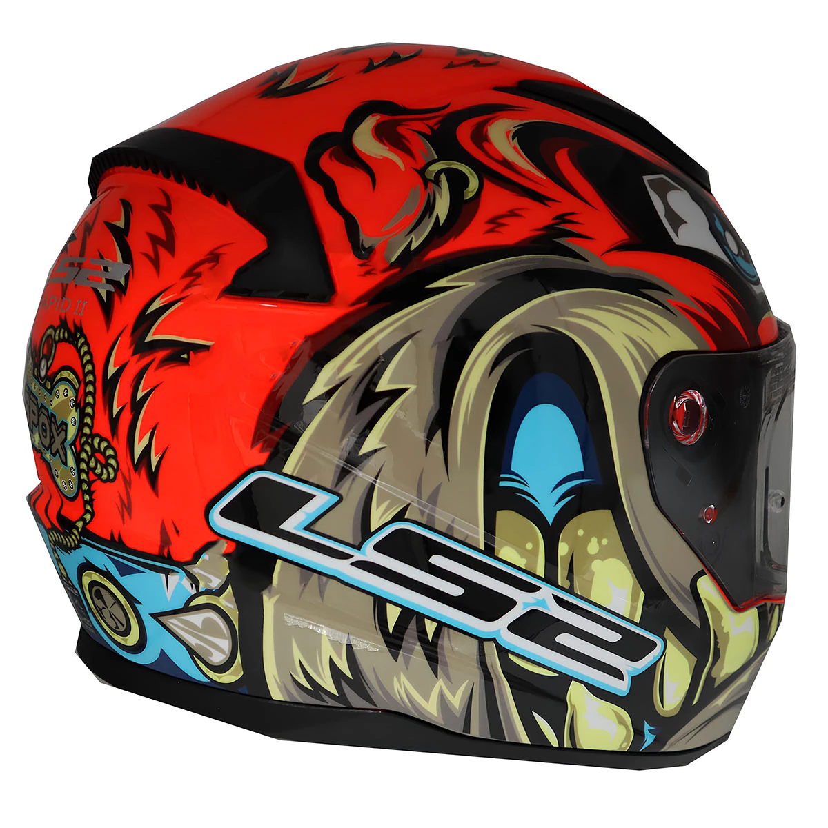 RAPID 2 SPOX KIRMIZI-GRİ KASK