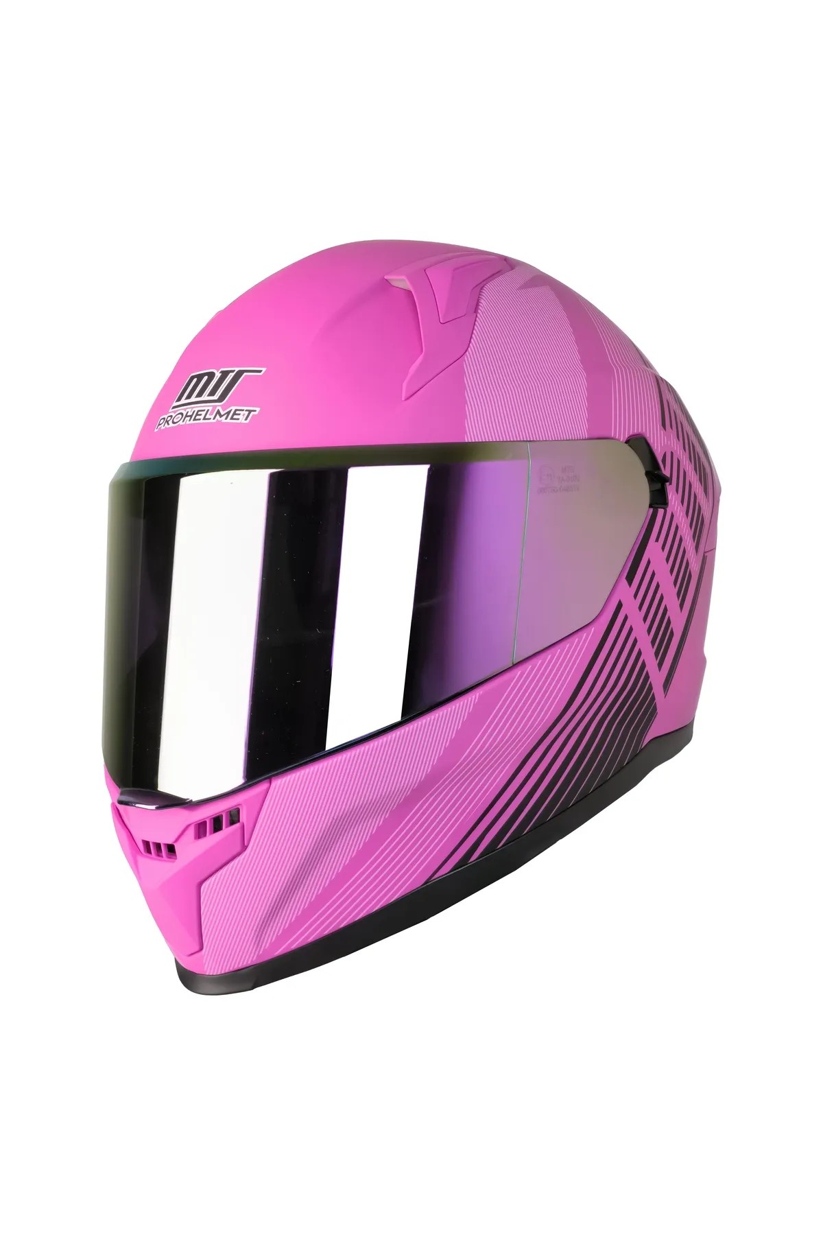  Fuchsia Lady Full Face Kadın Kask M-910 – Güneş Vizörlü, Kadınlara Özel Tasarım, DOT/CE Onaylı