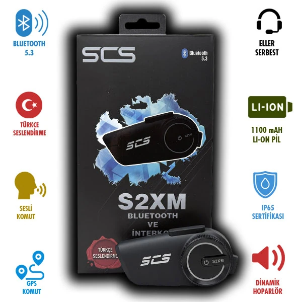 S2XM BLUETOOTH VE INTERCOM
