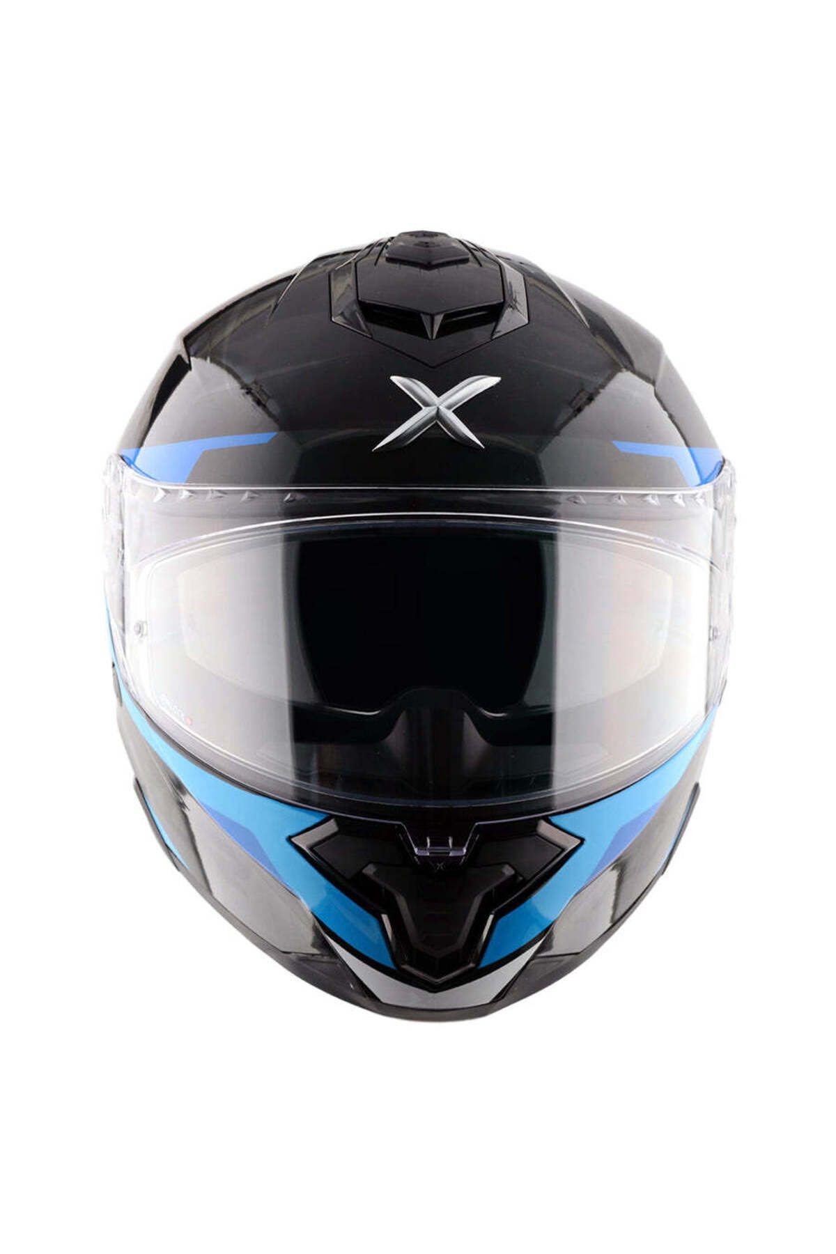 BRUTALE KRYPTIC FULL FACE PARLAK SİYAH MAVİ