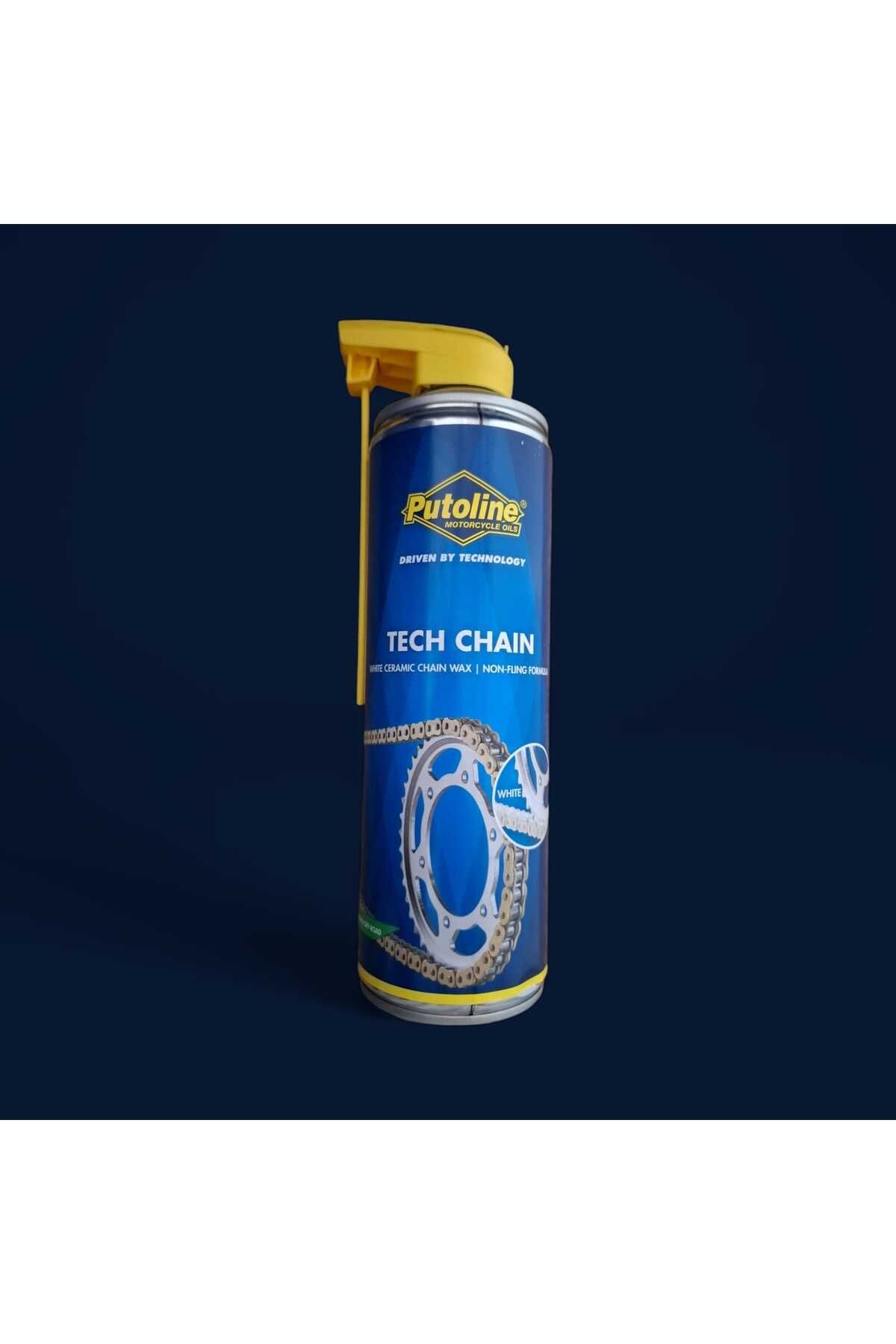 Tech Chain Seramik Zincir Yağı 500ml White ( Motosiklet Seramik Zincir Yağı ) 2024 üretim  Yeni