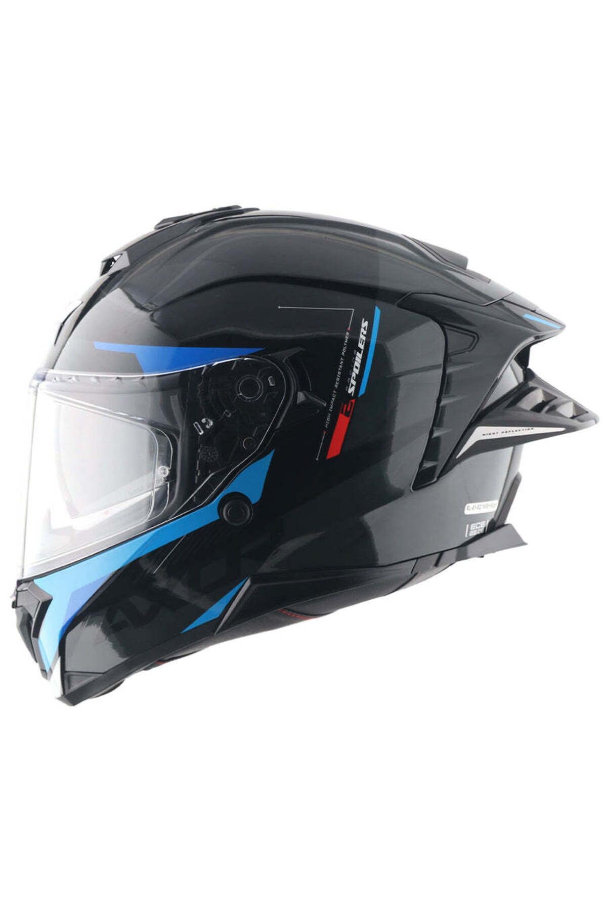 BRUTALE KRYPTIC FULL FACE PARLAK SİYAH MAVİ