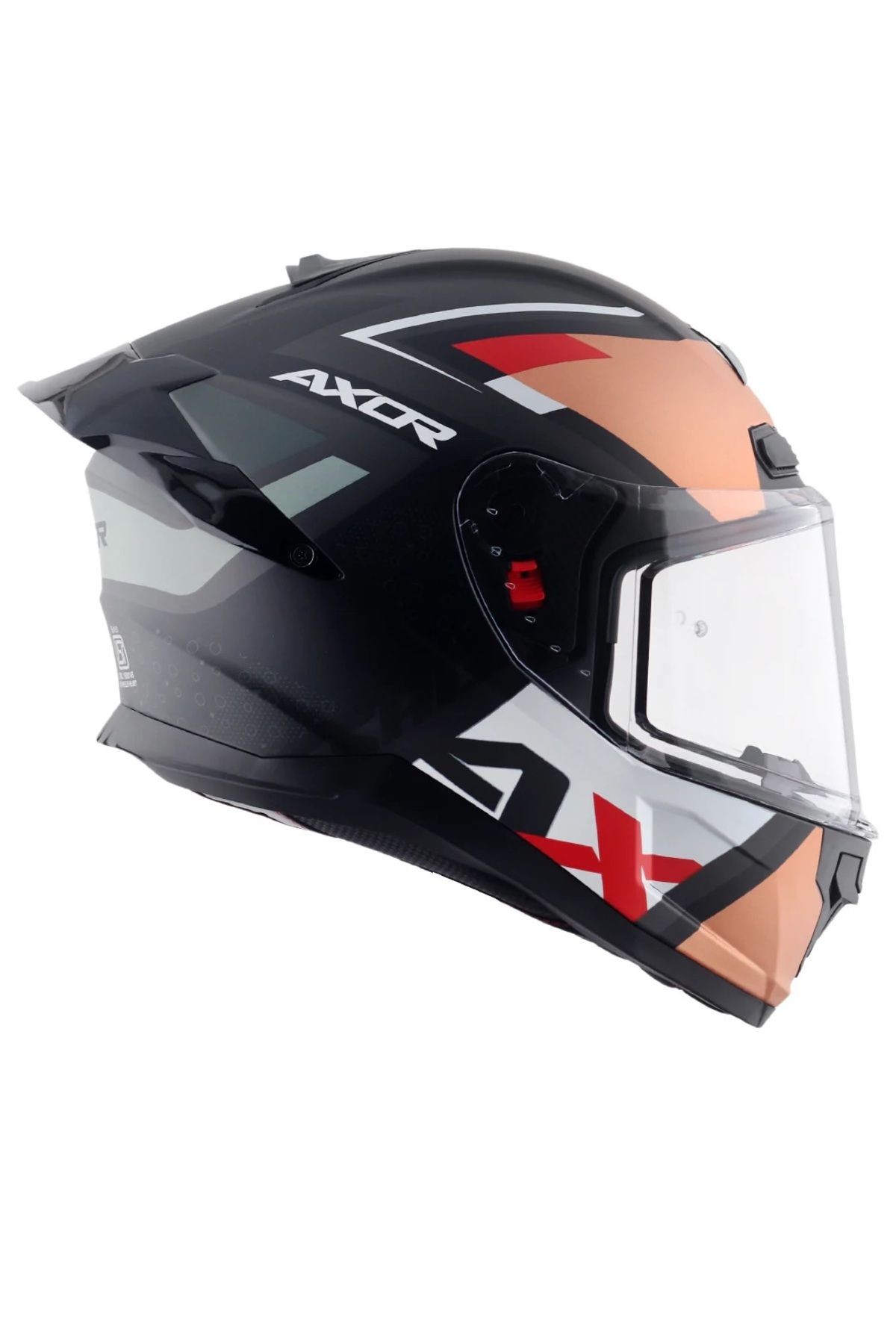 Saber X-Sport KASK MAT SİYAH TURUNCU
