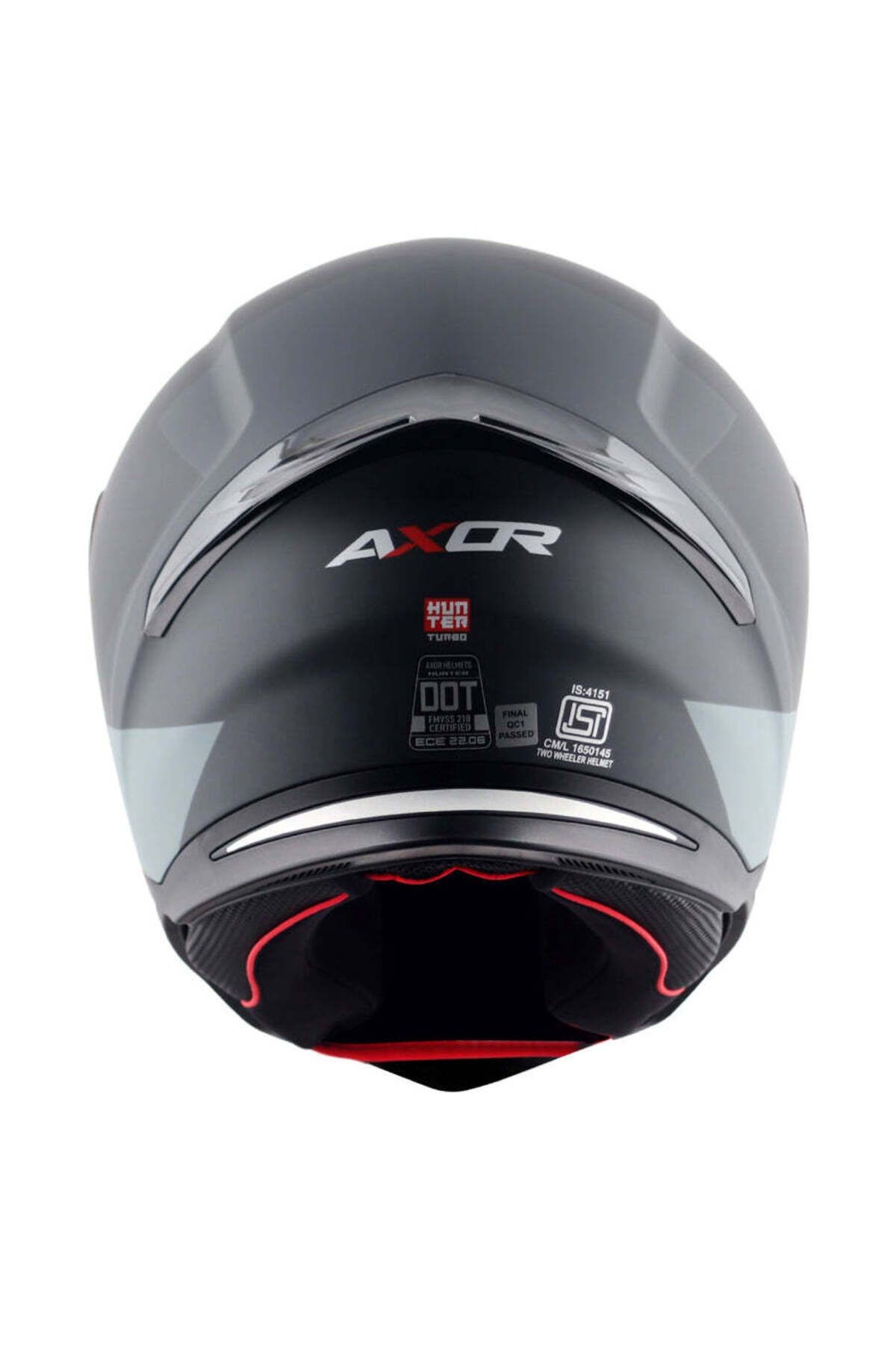 HUNTER TURBO - BLACK GREY DULL ECE 22.06