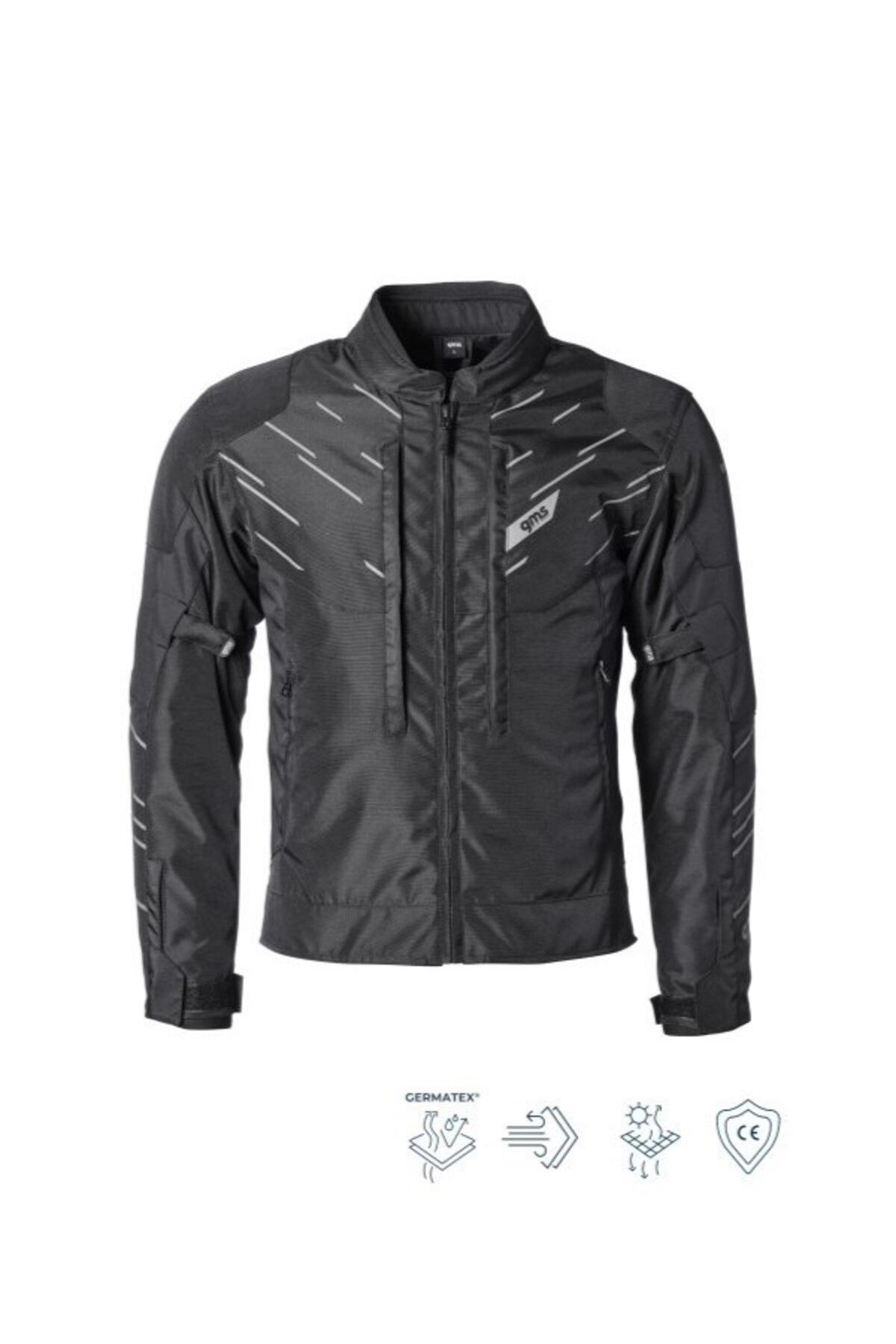KASAI BLACK 4 Mevsimlik Korumalı Motosiklet Montu