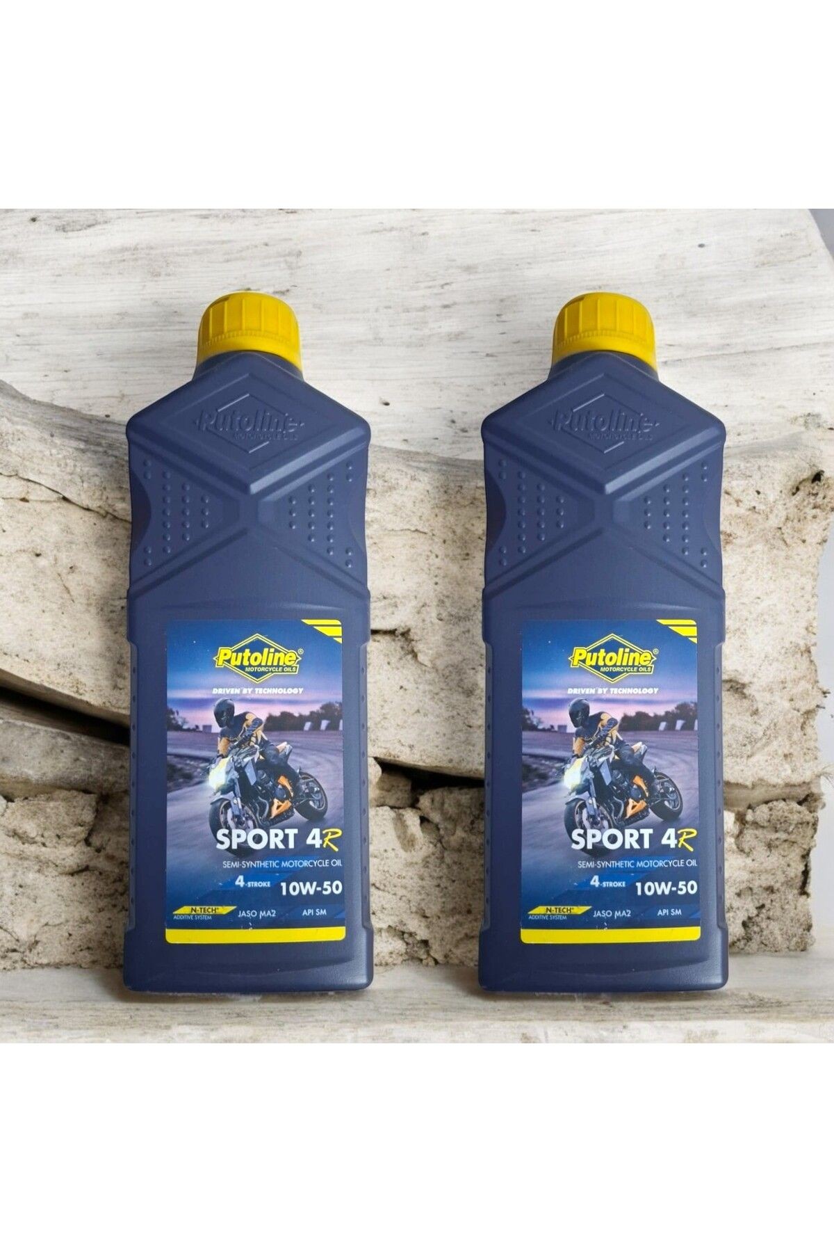 2 Adet  Sport 4R 10W-50 Motosiklet Yağı 1 LİTRE MOTOR YAĞI