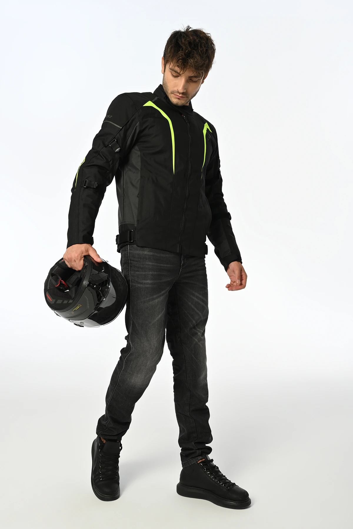 SEPANG MONT SİYAH-GRİ-NEON SARI