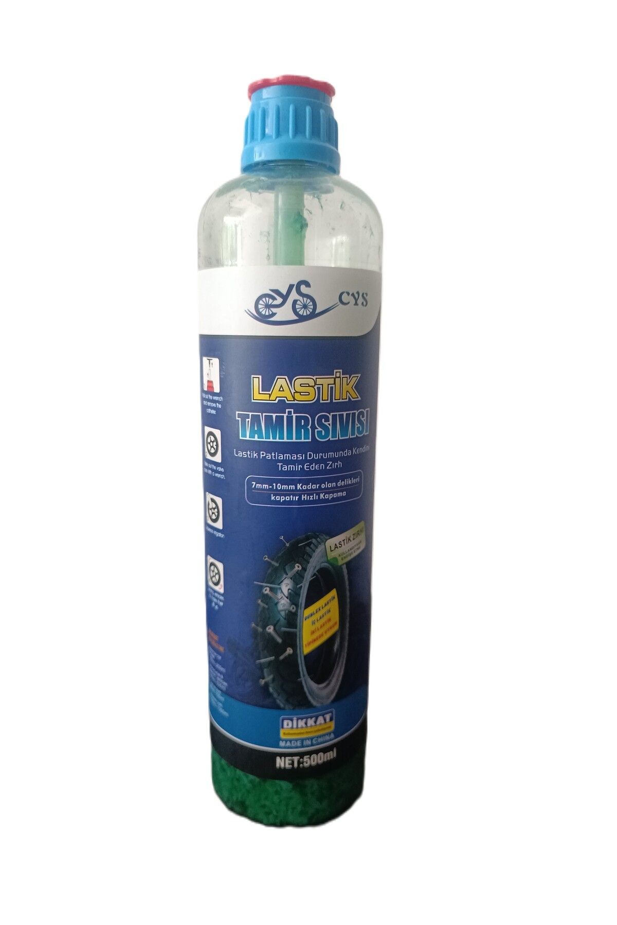 SIVI LASTİK TAMİR KİTİ PARÇACIKLI 500 ml İTH