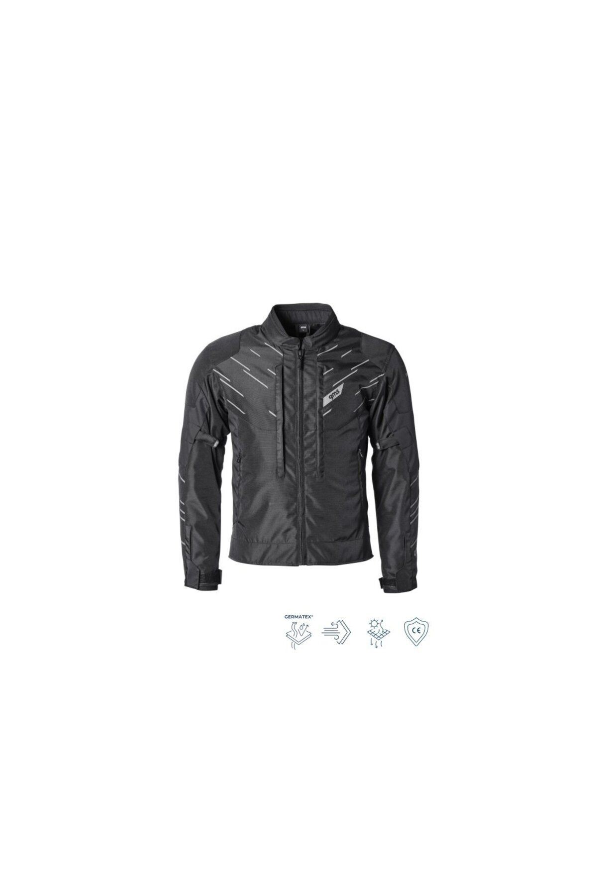 KASAI BLACK 4 Mevsimlik Korumalı Motosiklet Montu