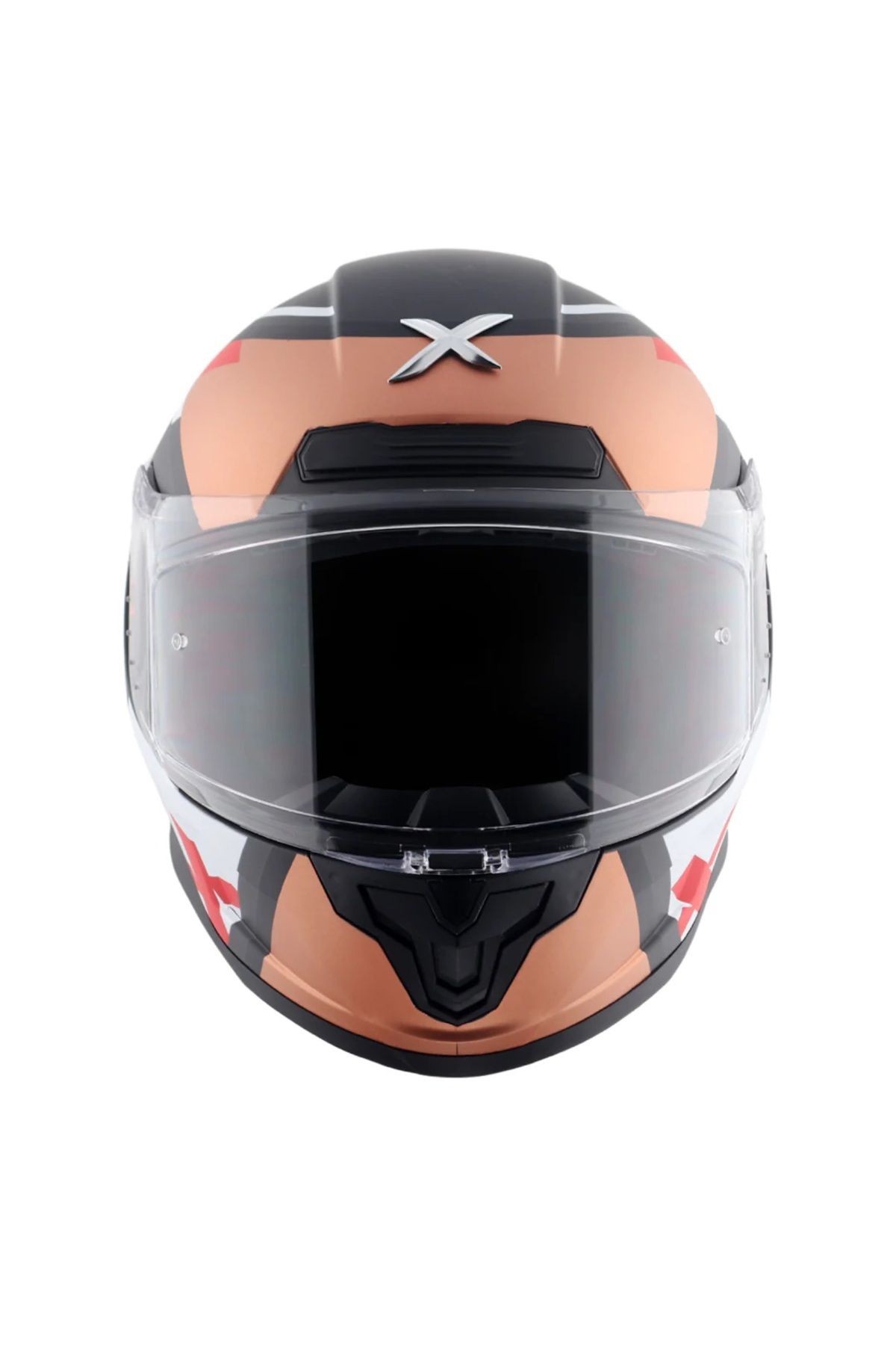Saber X-Sport KASK MAT SİYAH TURUNCU
