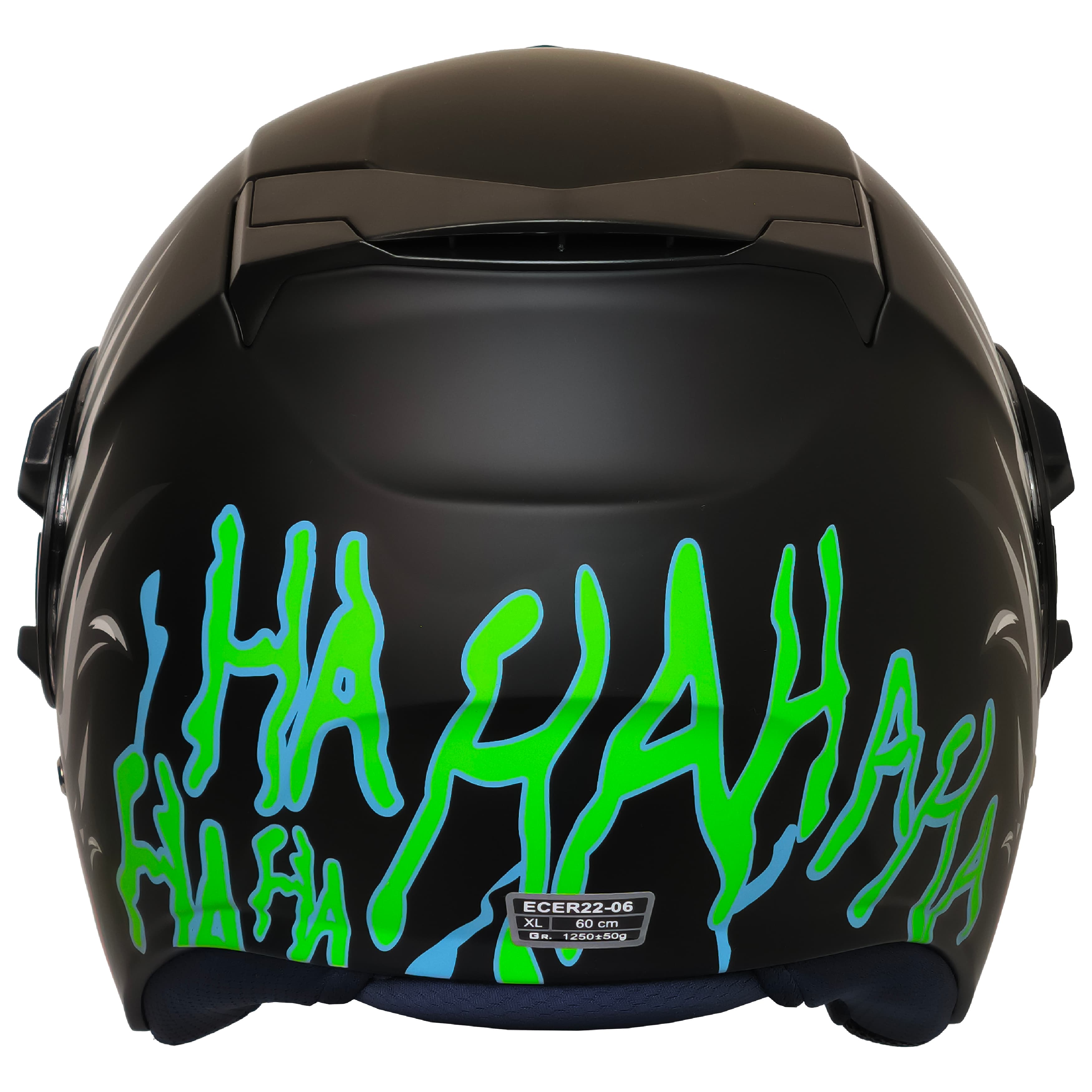 FR-665 Yarım Kask – X-BLADE Desen, Güneş Vizörlü, CE Belgeli