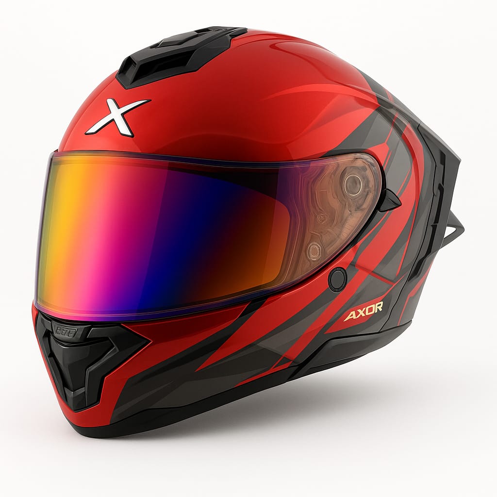 BRUTALE RED IRIDIUM VISOR