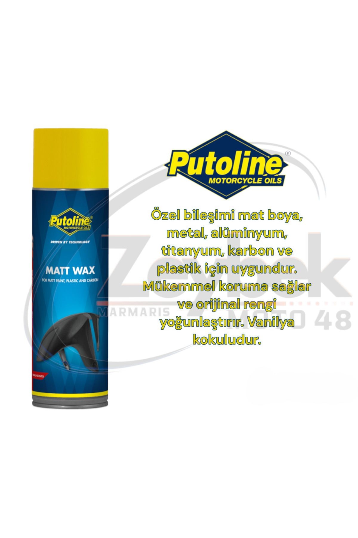 Mat Cila 500 ml aerosol / Matt Wax (Vanilya kokulu)