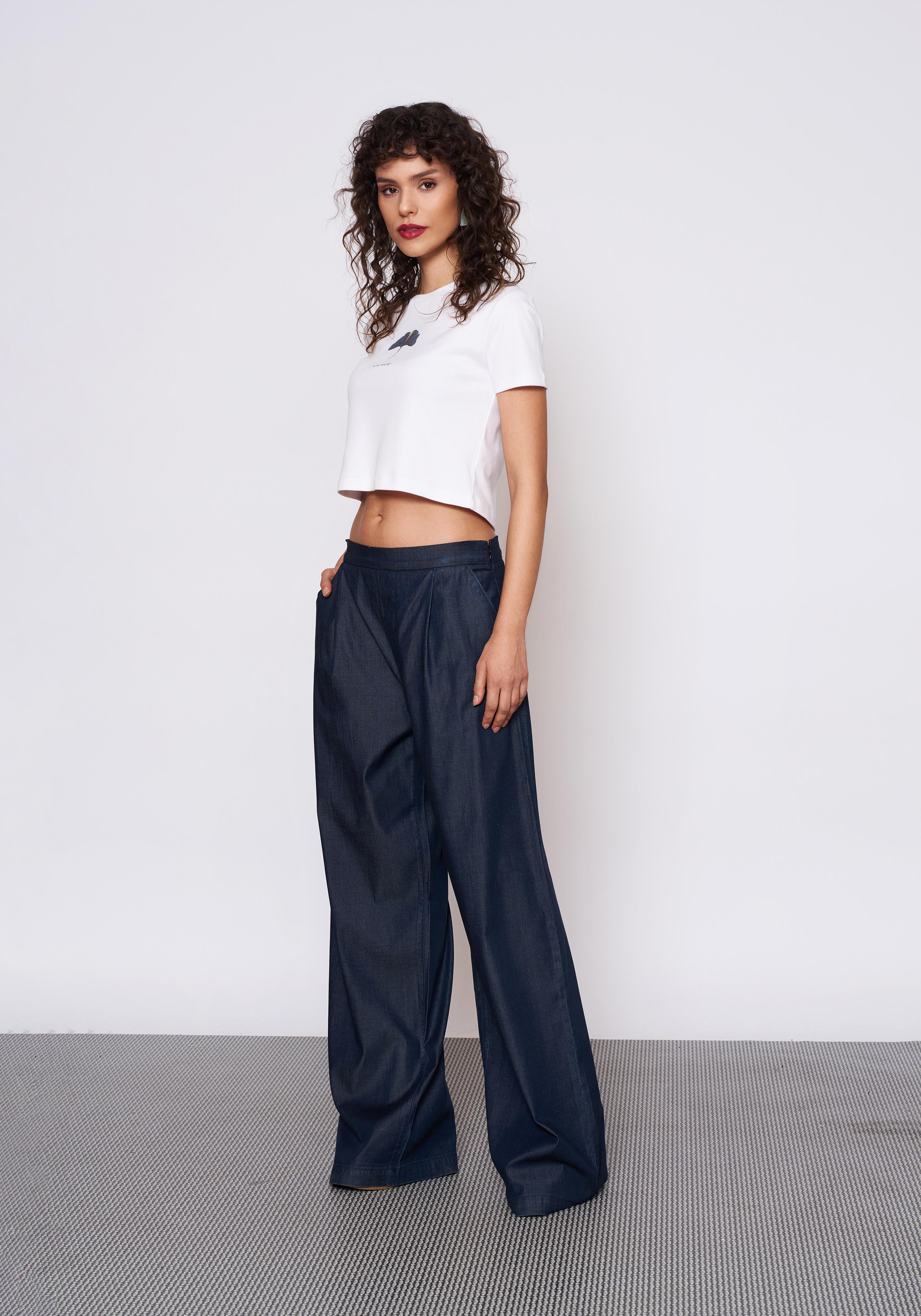 Wide Leg Rins Pantolon