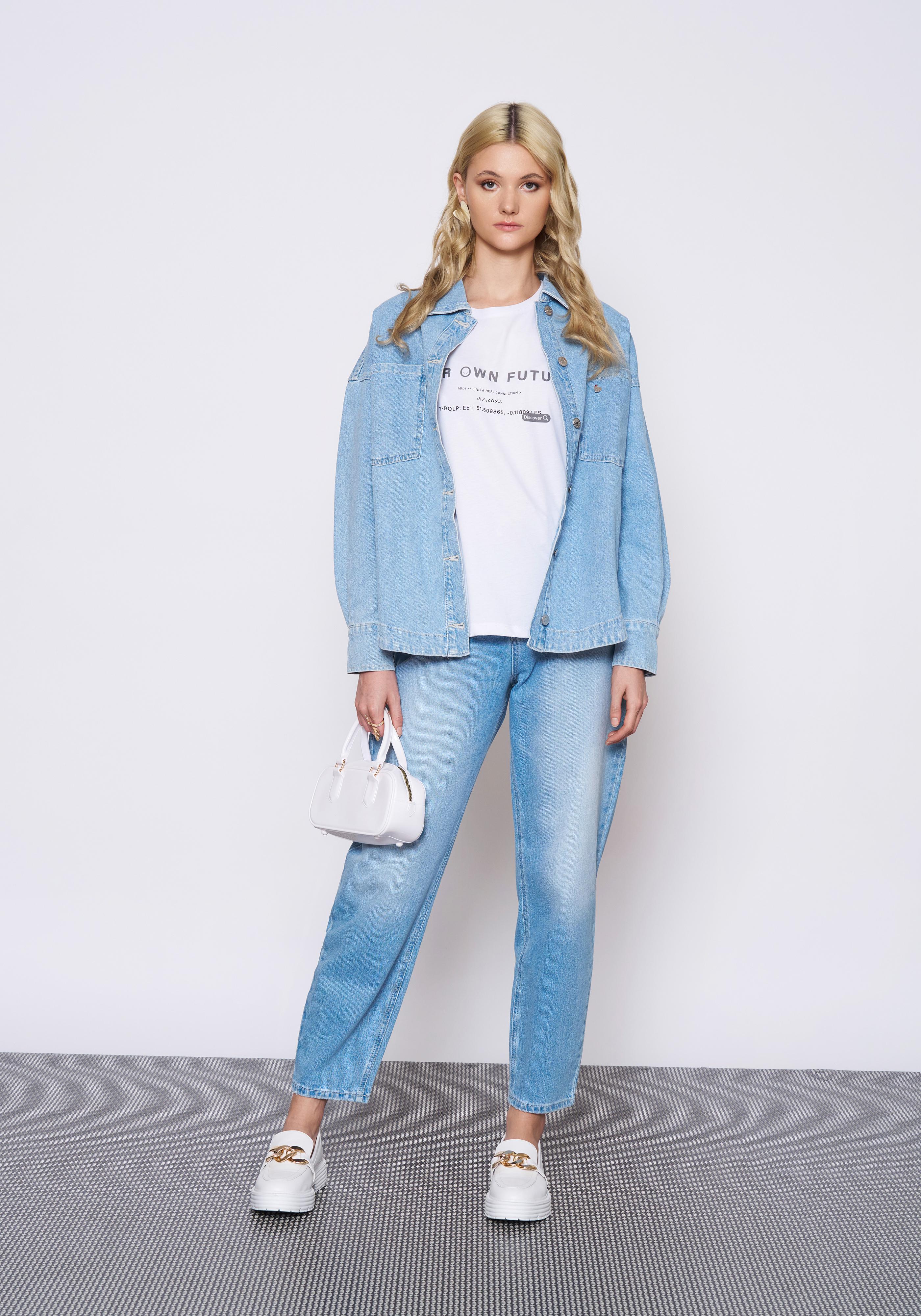 Açık Mavi Denim Ceket