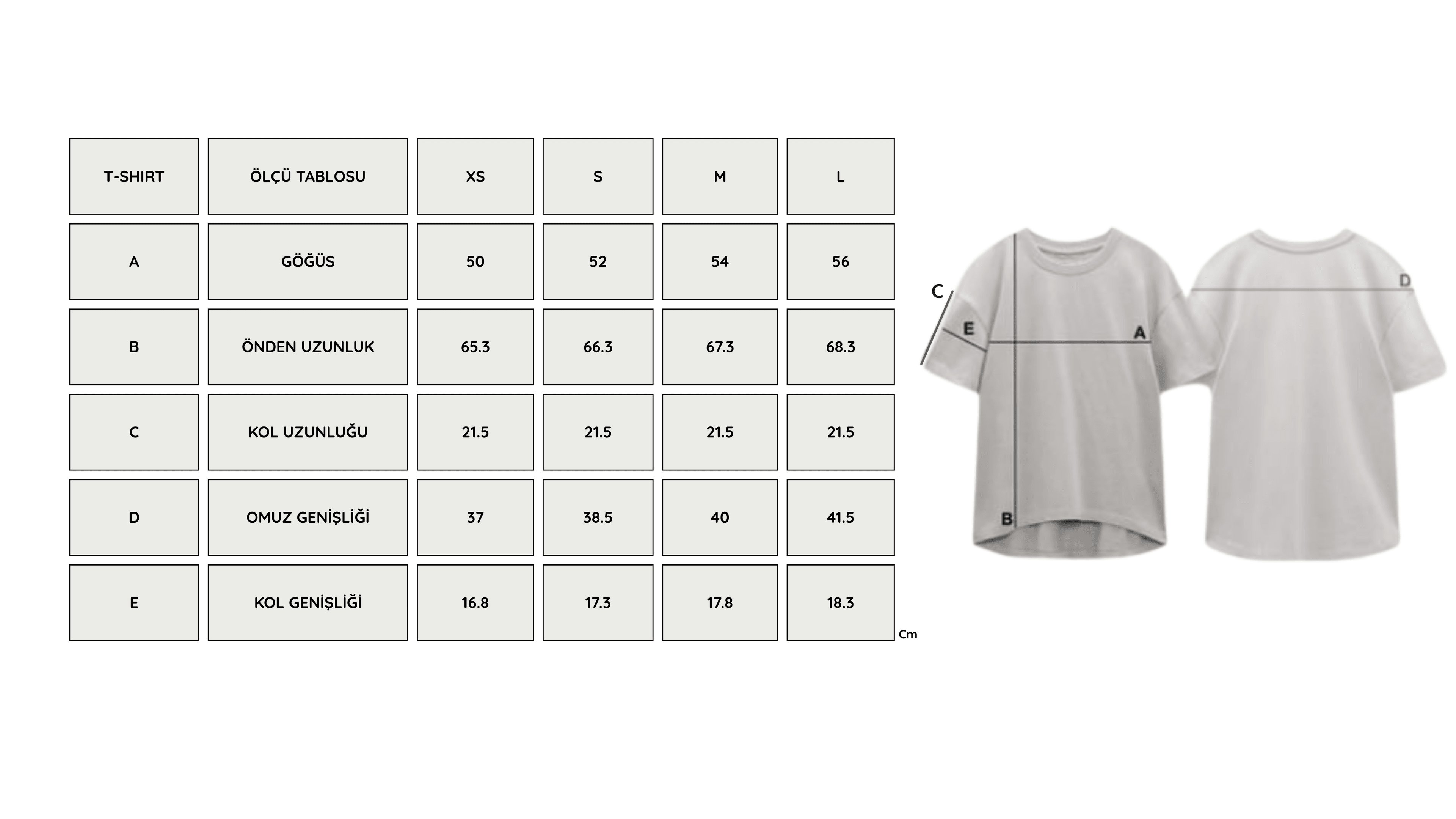 Baskılı Beyaz T-Shirt