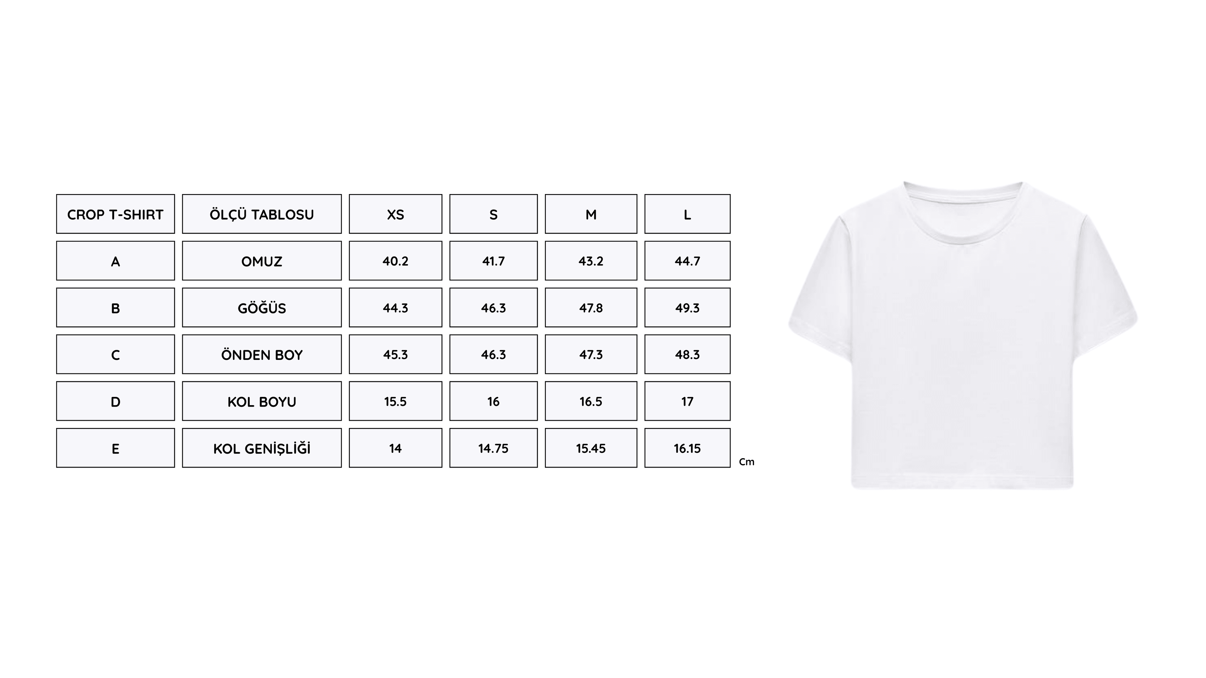 Baskılı Siyah Crop T-Shirt