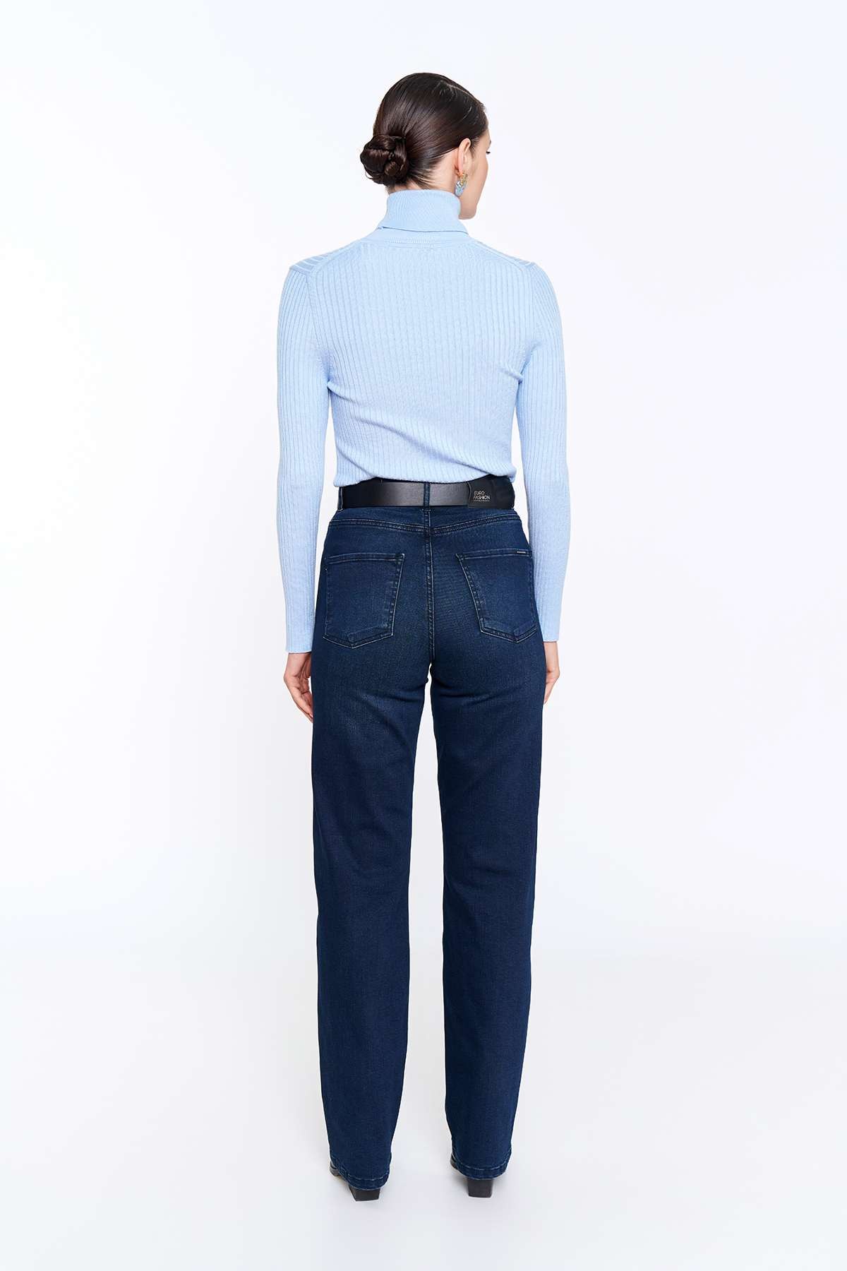 Lacivert Mom Jean