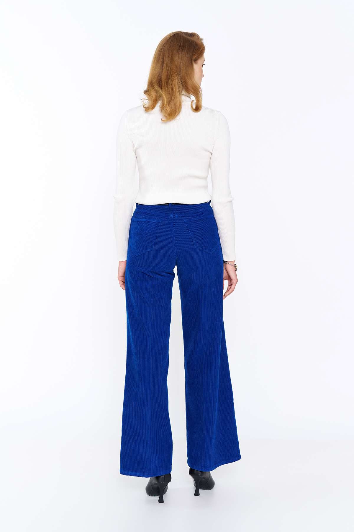 Saks Mavi Lisa Denim Pantolon