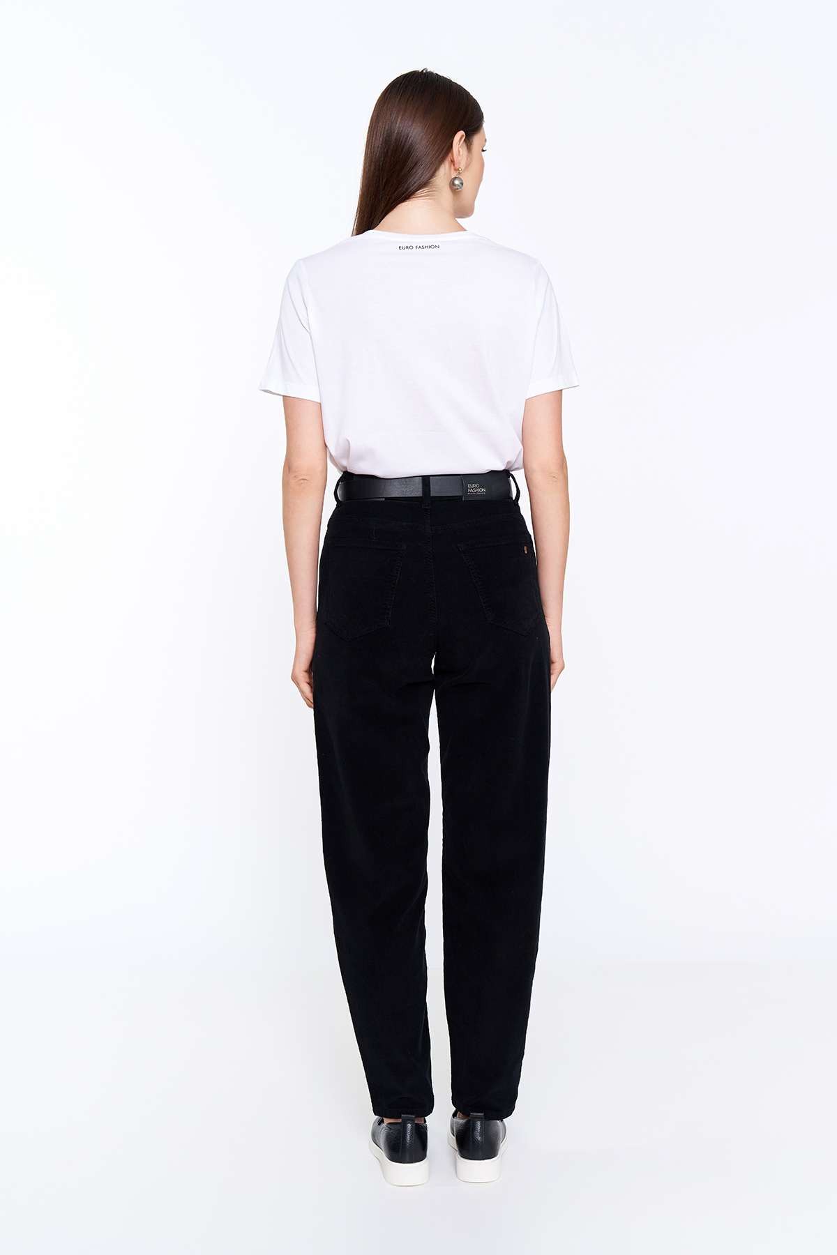 Siyah Lena Denim Pantolon