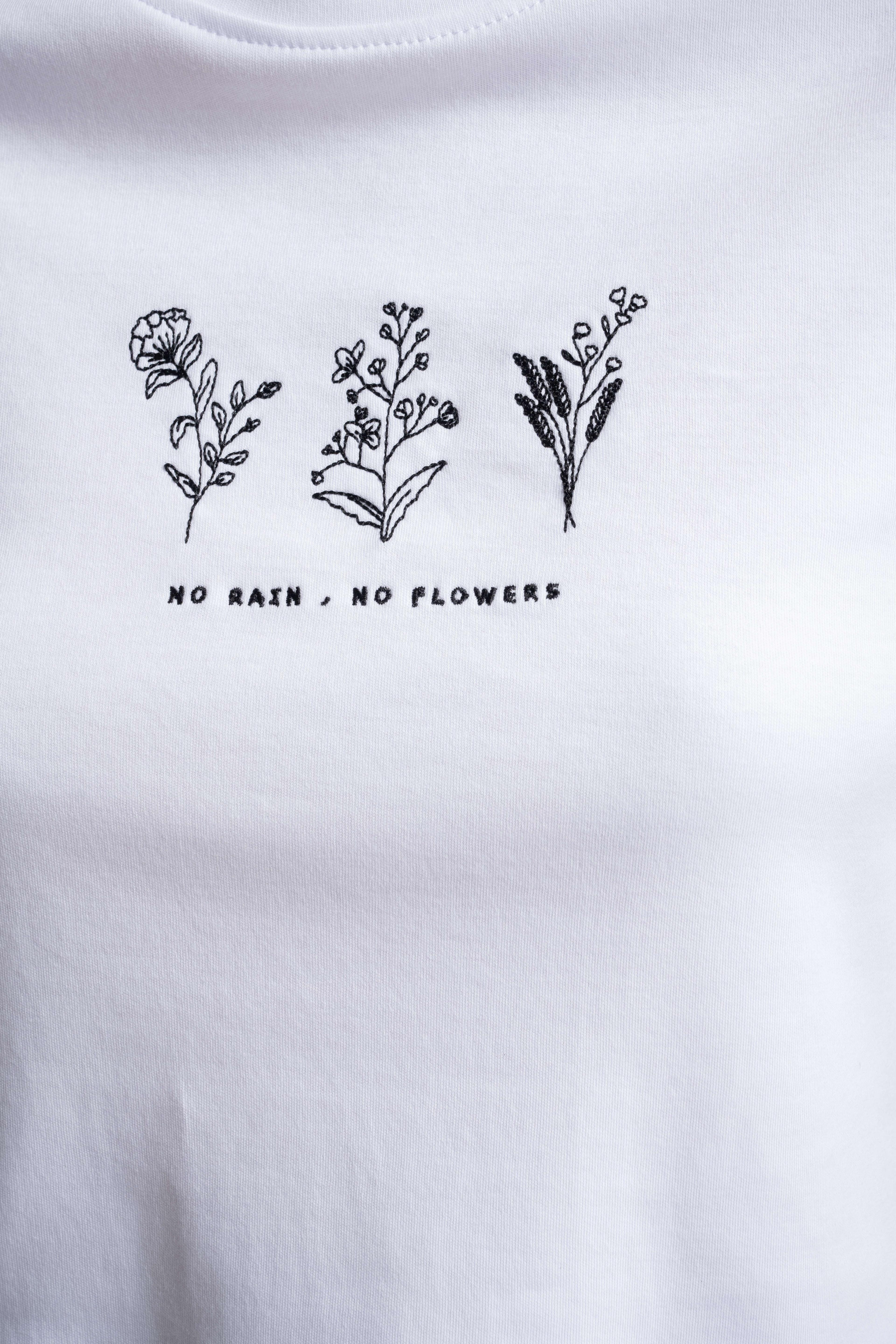 Baskılı Crop T-Shirt