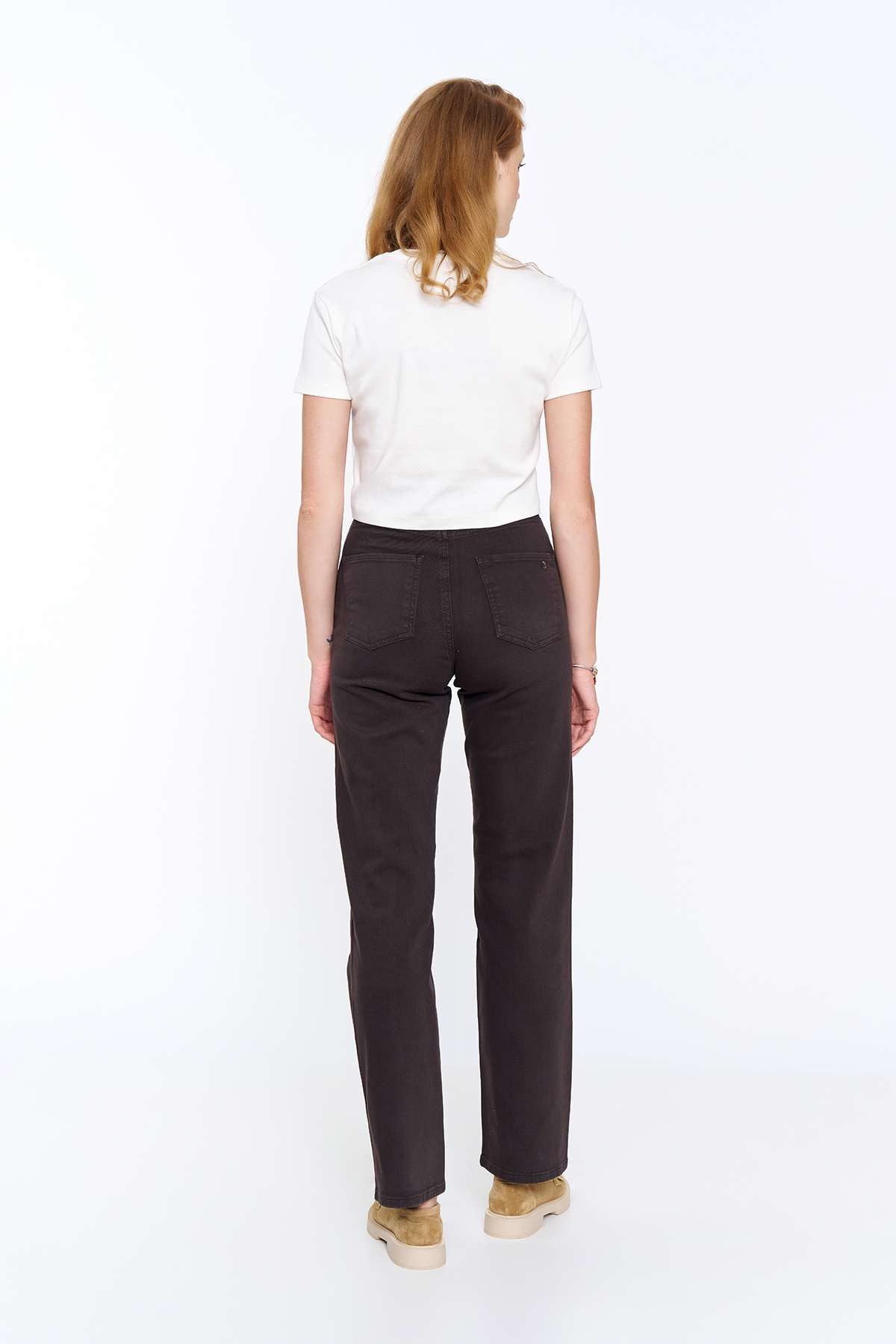 Kahverengi Emma Denim Pantolon
