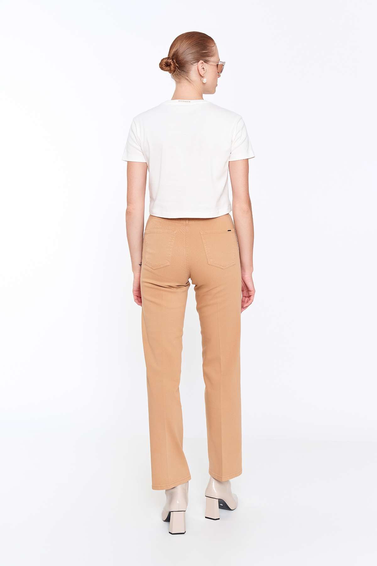 Camel Denim Pantolon