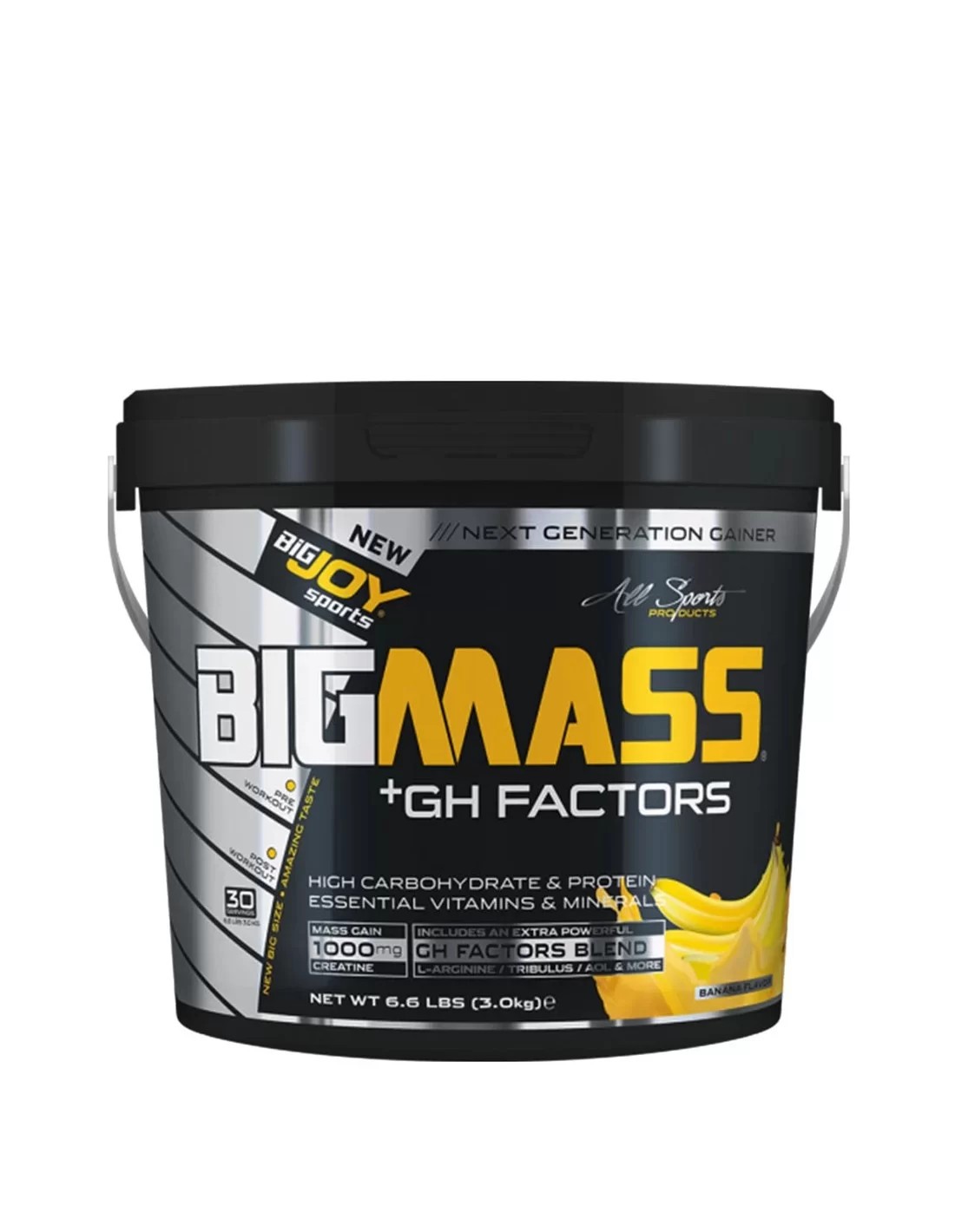 Bigjoy BigMass GH Factors Karbonhidrat Tozu 3000gr