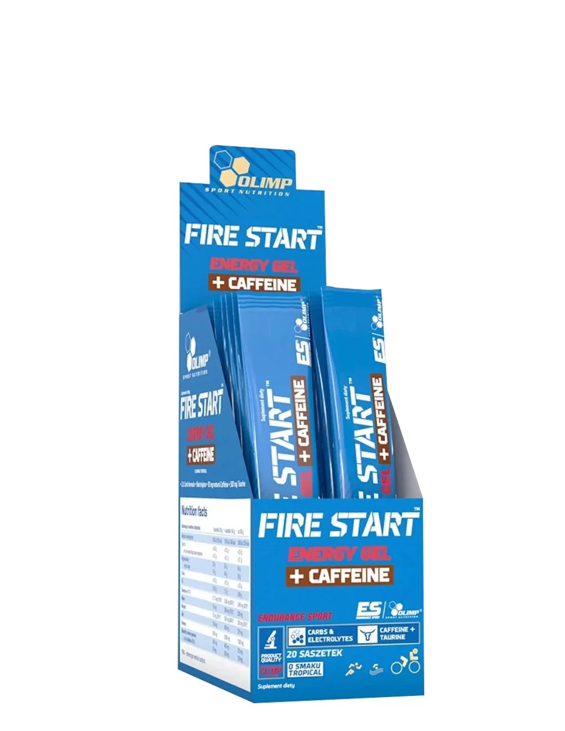 Olimp Fire Start Energy Gel Caffeine 36gr 20 Saşe