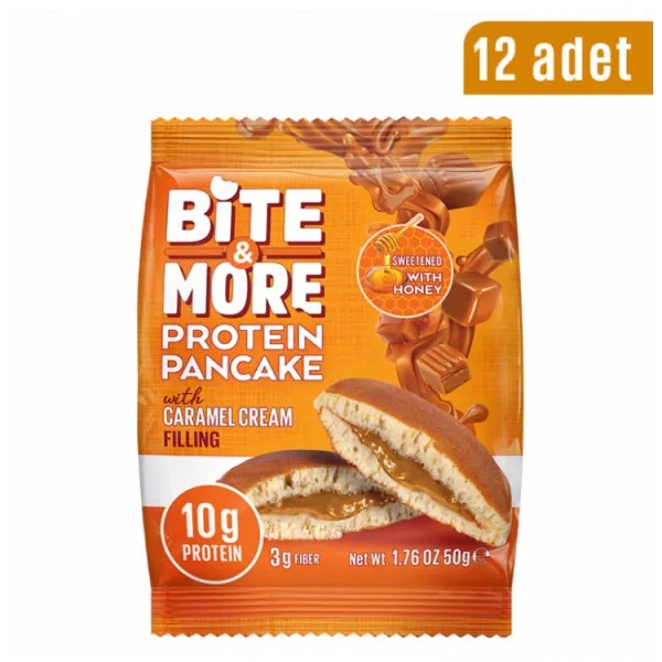 BİTE MORE PROTEİN PANCAKE (50 GR) - 12 ADET