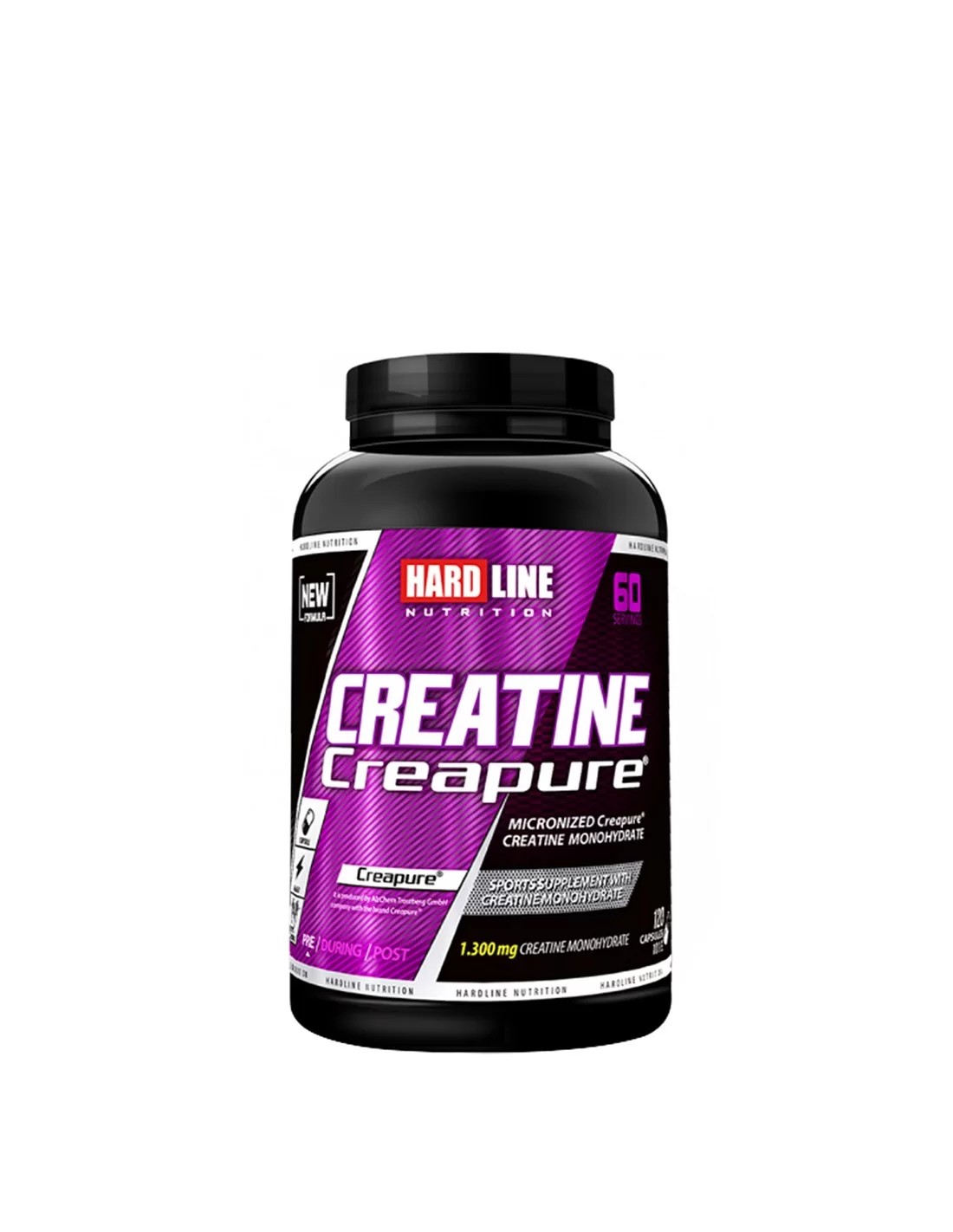 Hardline Creatine Creapure 120 Kapsül