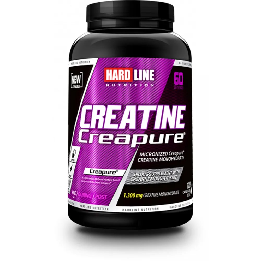 Hardline Creatine Creapure 120 Kapsül