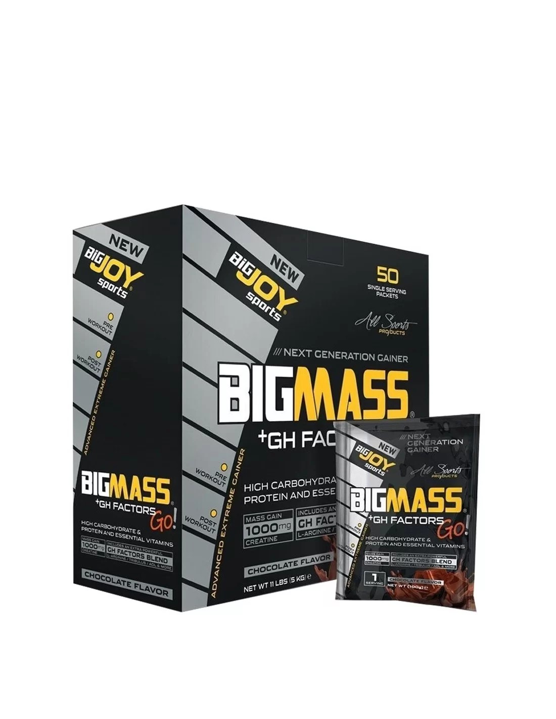 BigJoy Big Mass+GH Factors Go 50 Paket - 5000gr