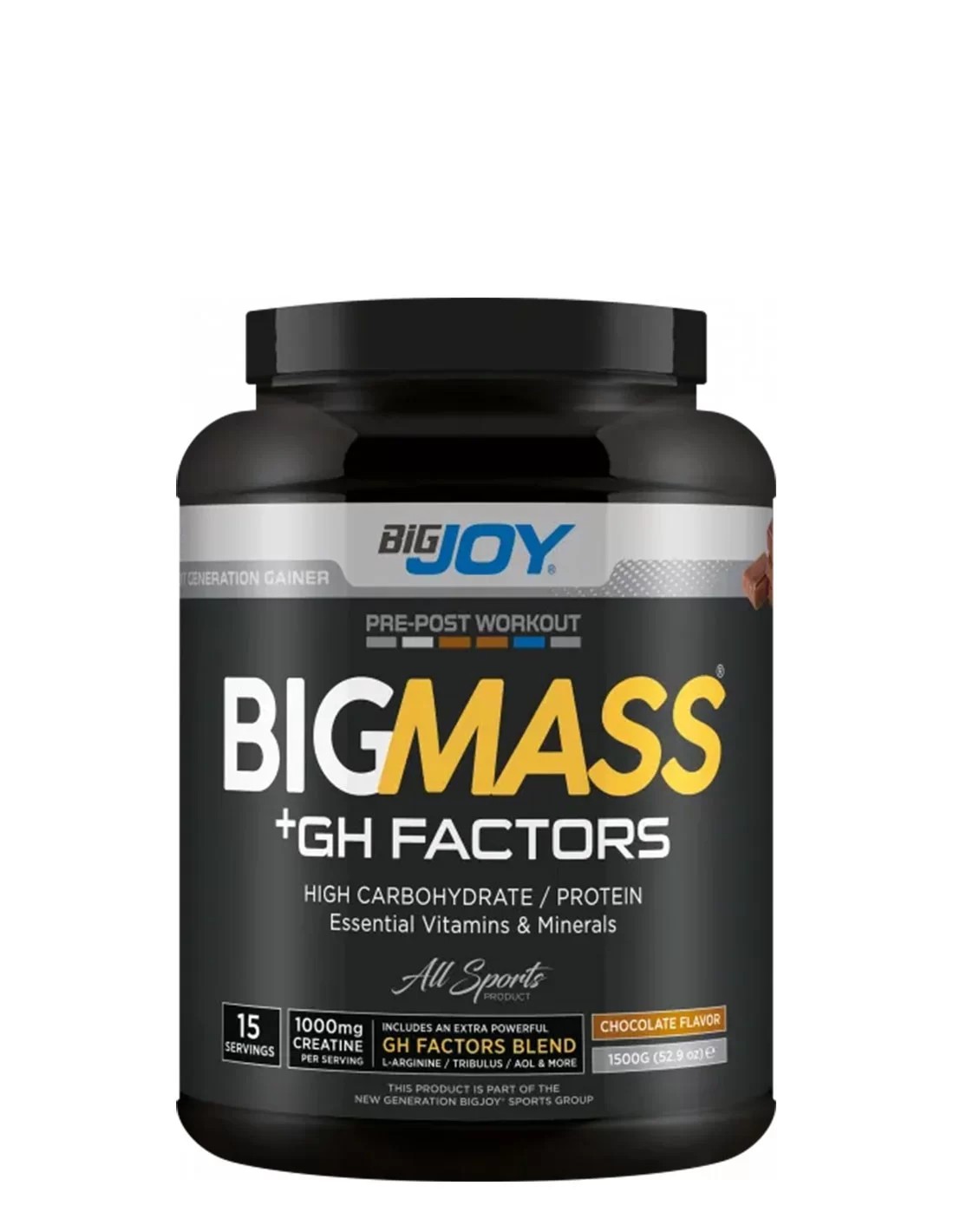 Bigjoy BigMass GH Factors Karbonhidrat Tozu 1500gr