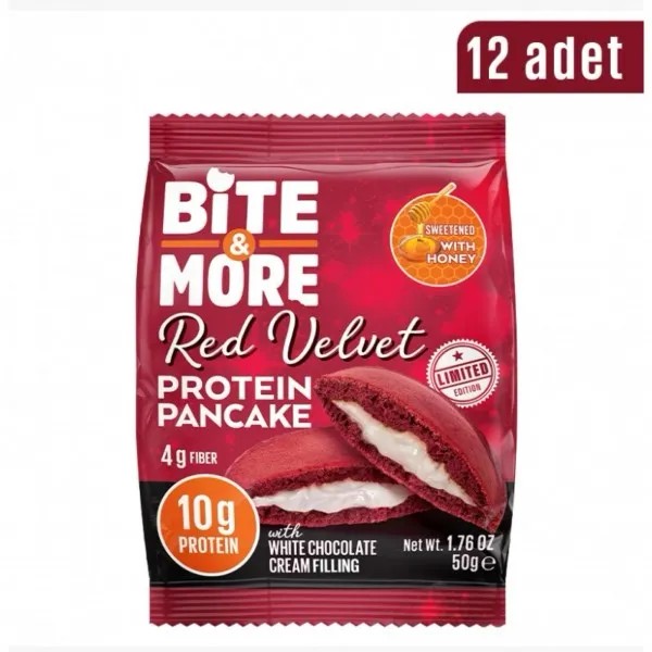 BİTE MORE PROTEİN PANCAKE (50 GR) - 12 ADET