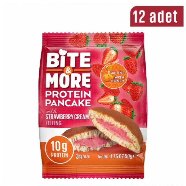 BİTE MORE PROTEİN PANCAKE (50 GR) - 12 ADET