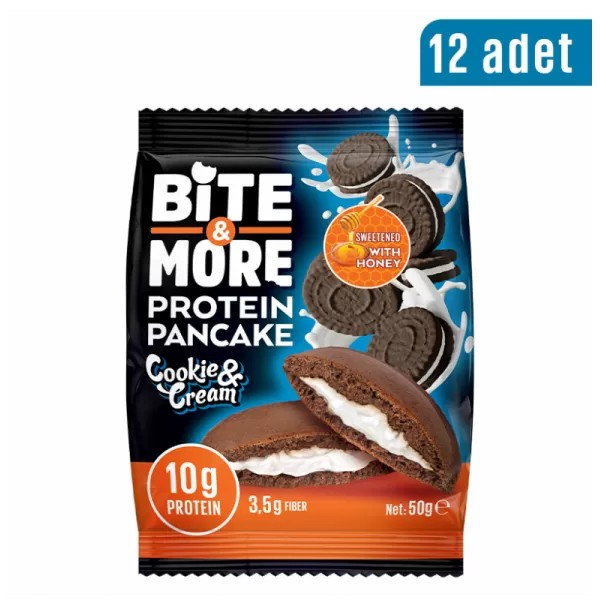 BİTE MORE PROTEİN PANCAKE (50 GR) - 12 ADET