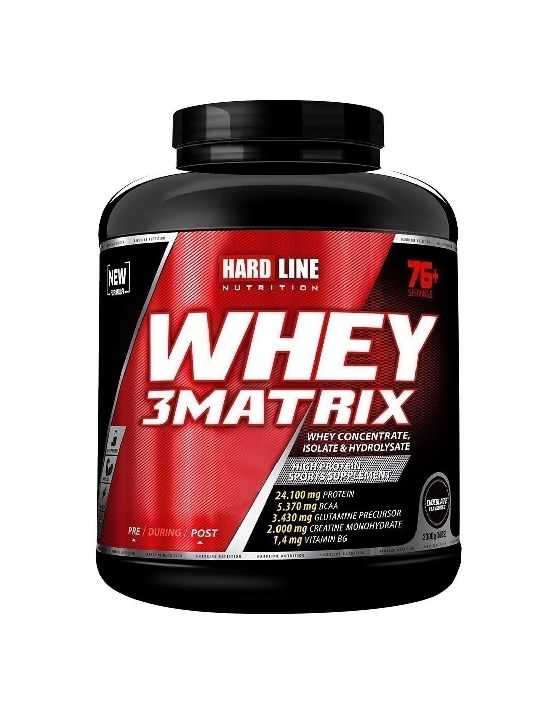 Hardline Whey 3Matrix Protein Tozu 2300gr