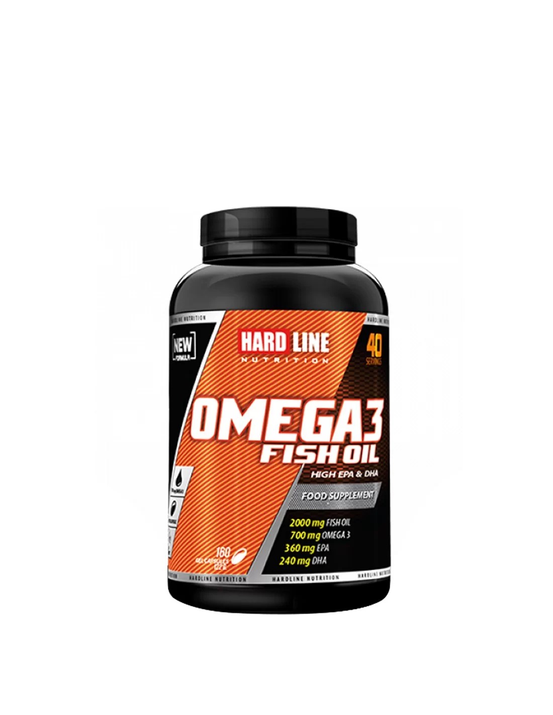 Hardline Omega 3 Fish Oil 160 Kapsül