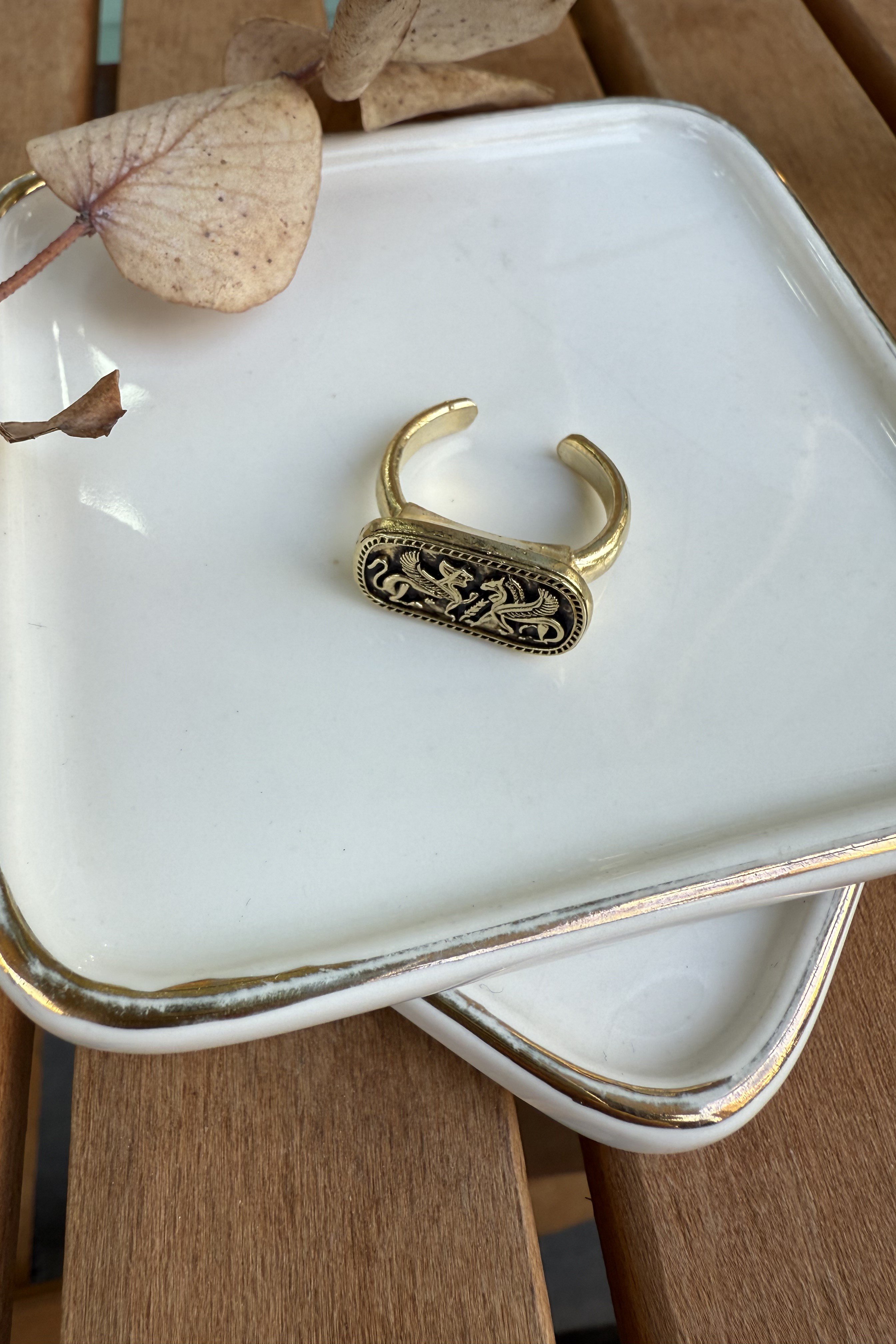 Bronz Antik Yüzük